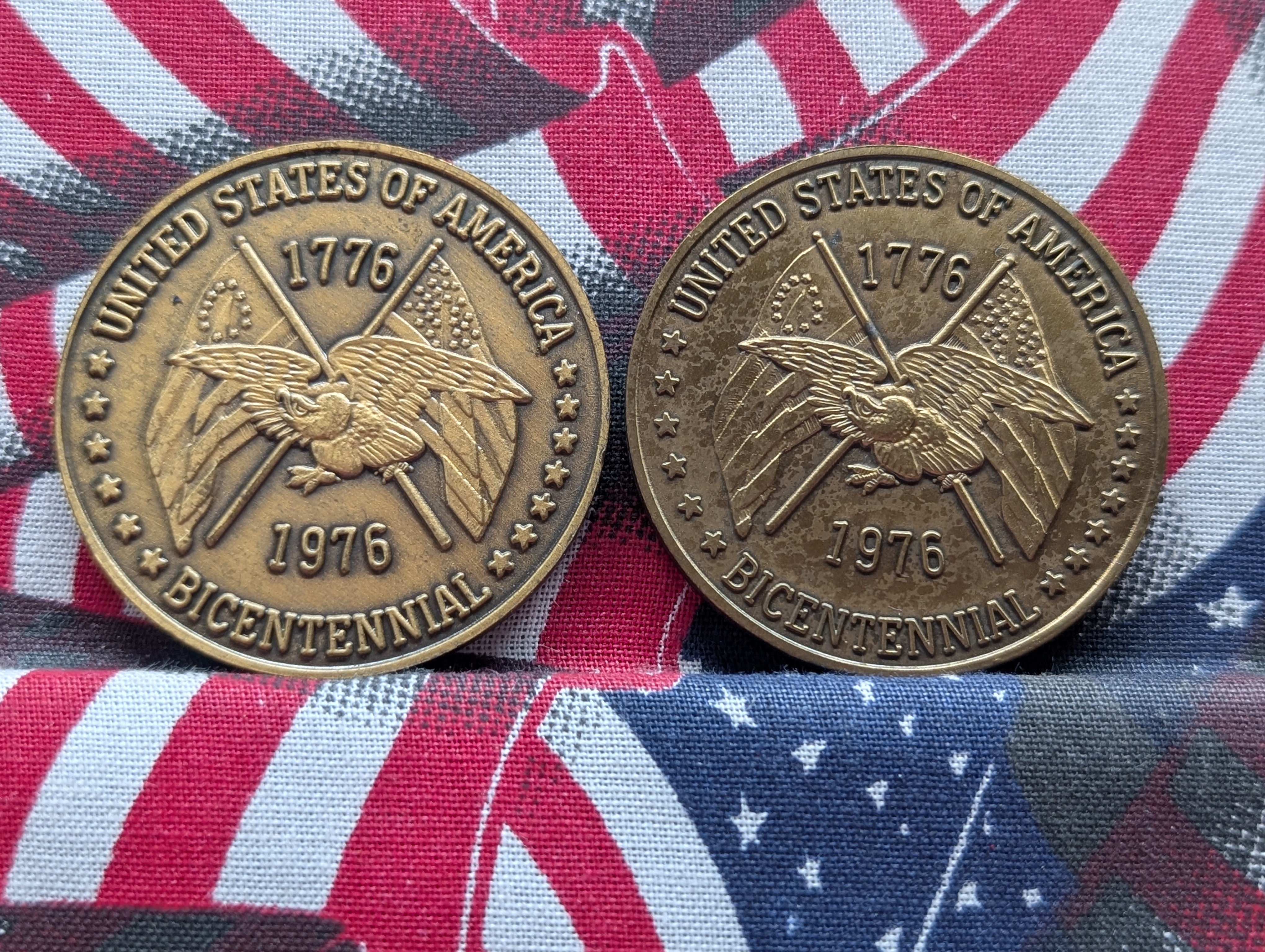 (4) Bronze Bicentennial Medals