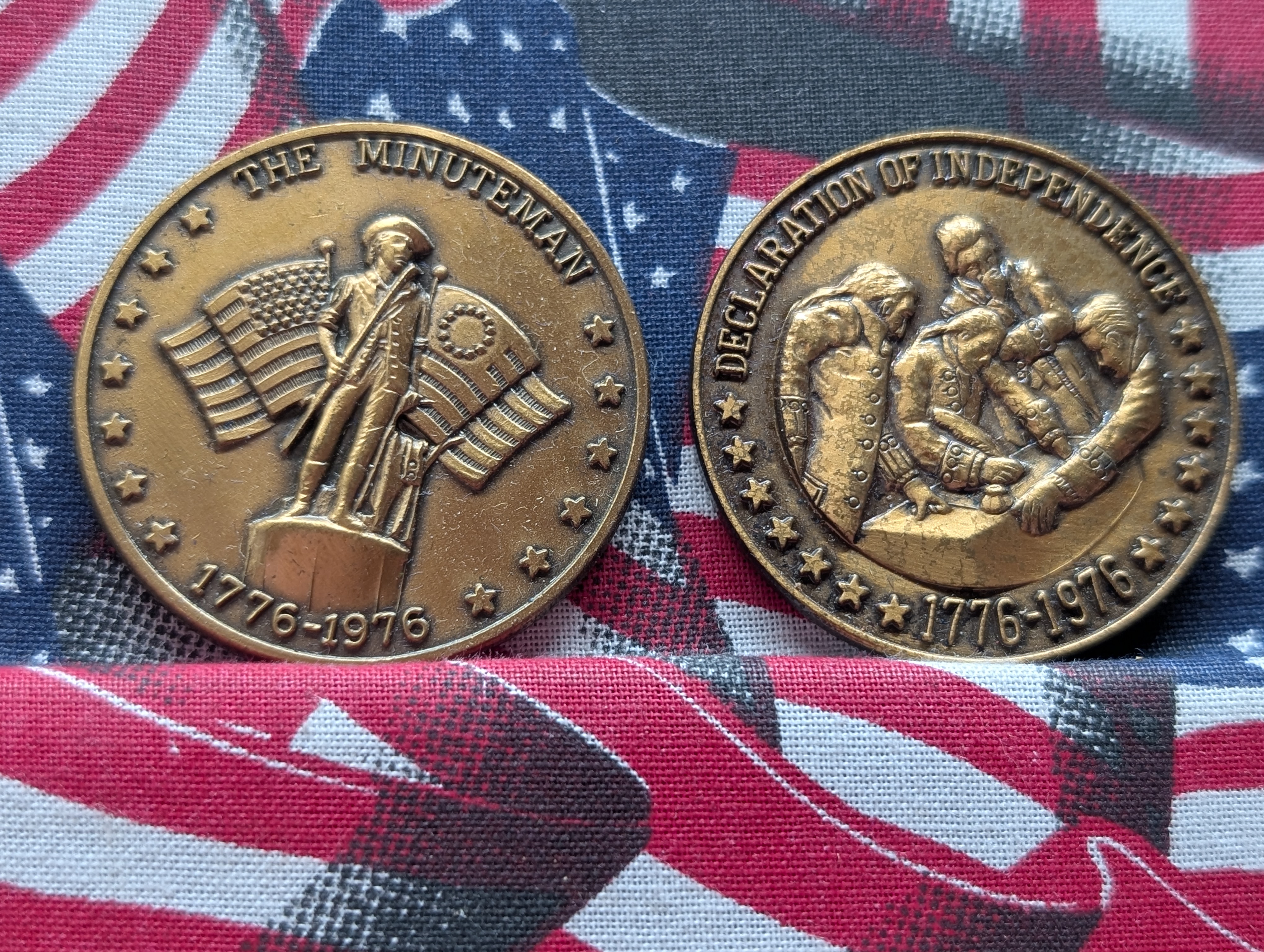 (4) Bronze Bicentennial Medals