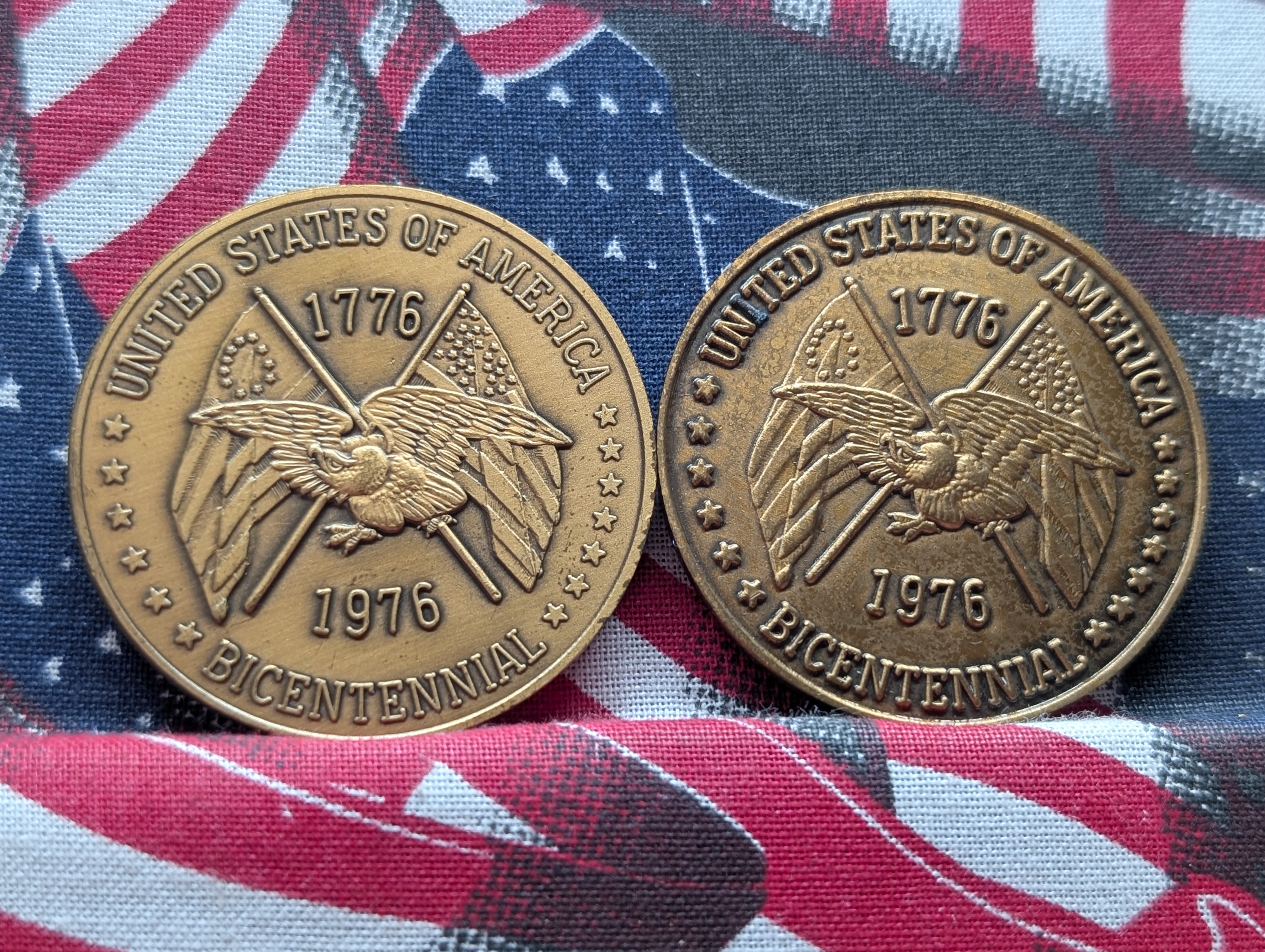 (4) Bronze Bicentennial Medals
