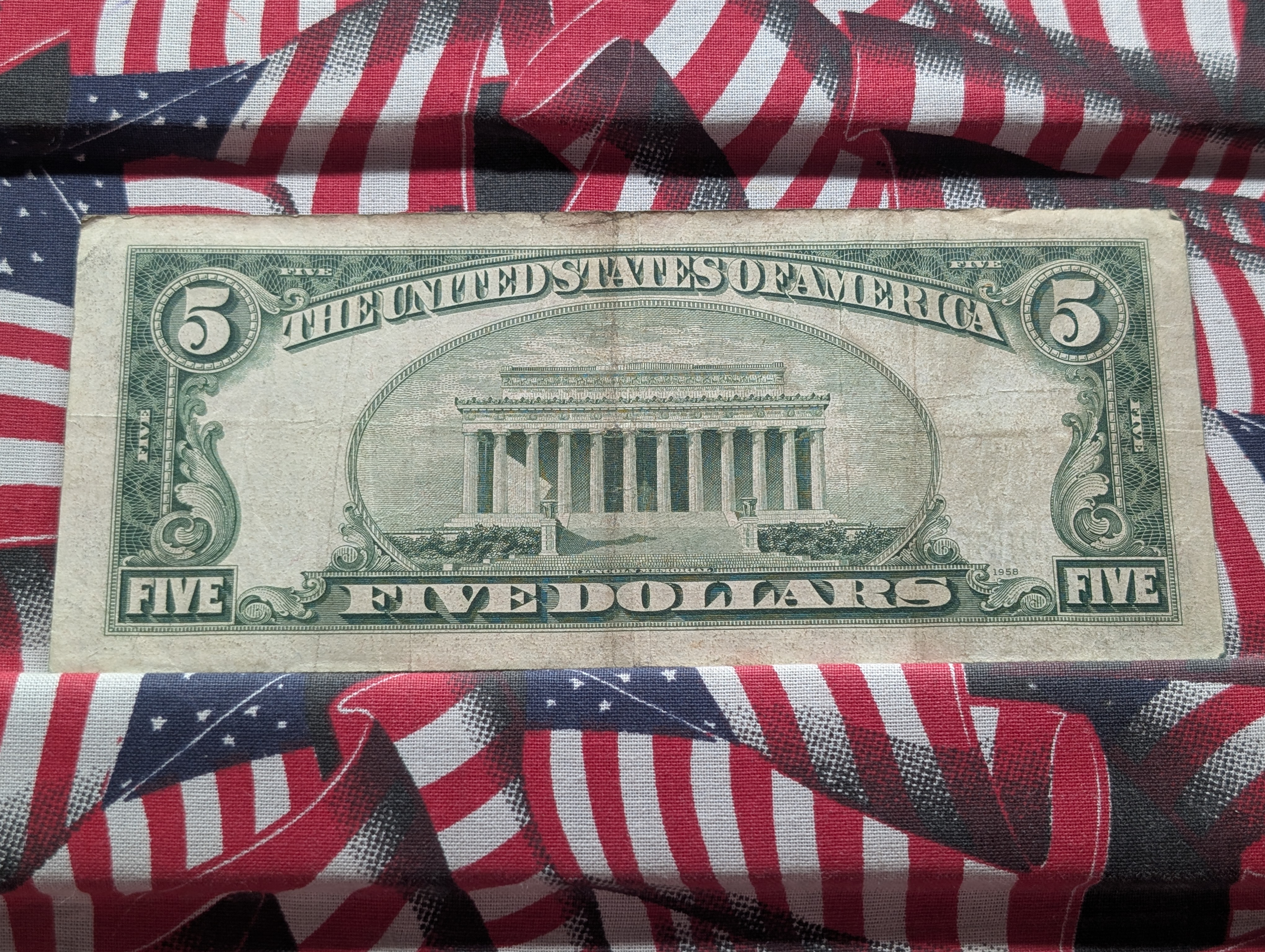1934 D Series $5 Federal Reserve Note