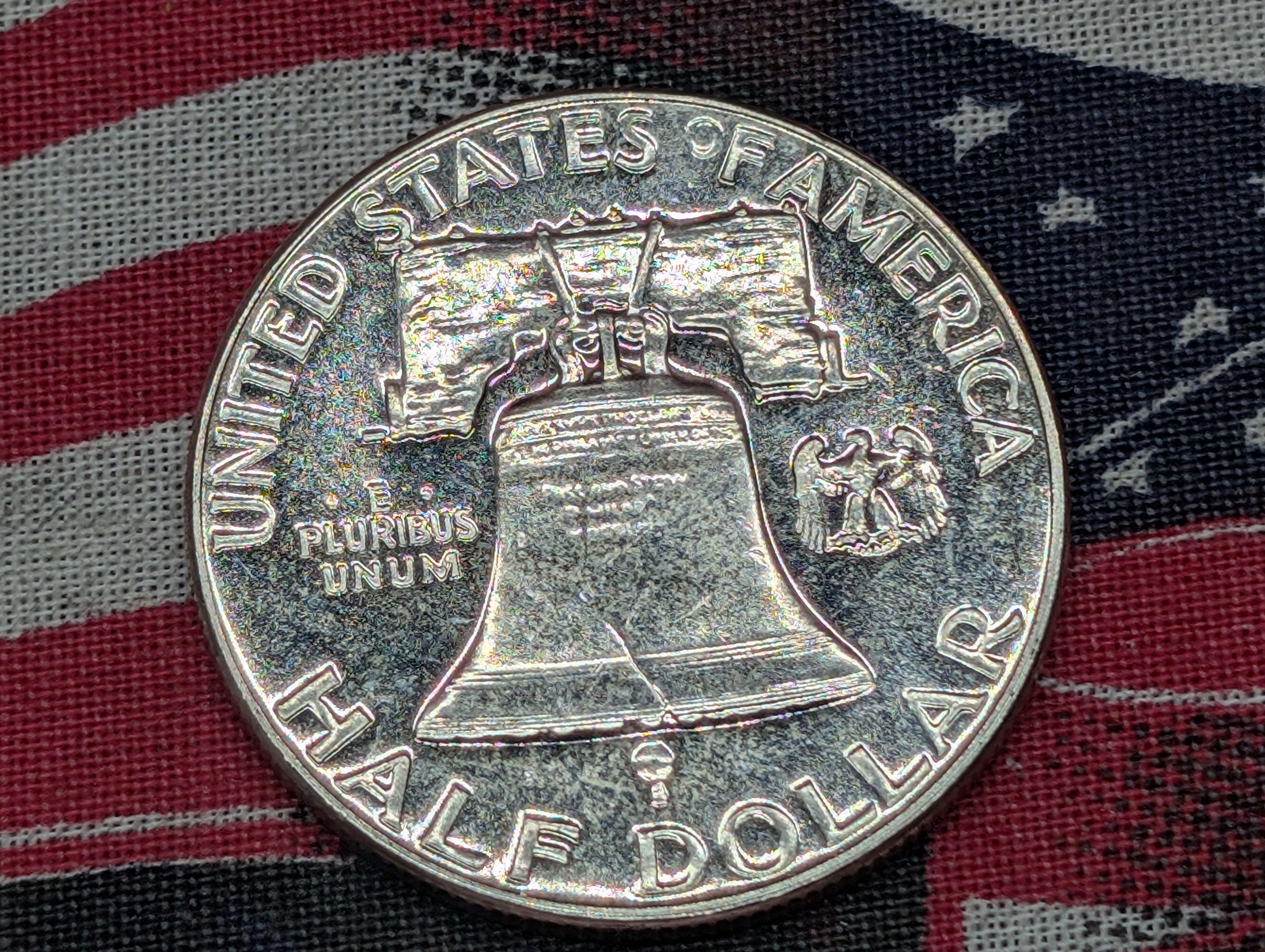1955 PROOF Franklin 90% SILVER Half-Dollar - Scarce Date Proof!!