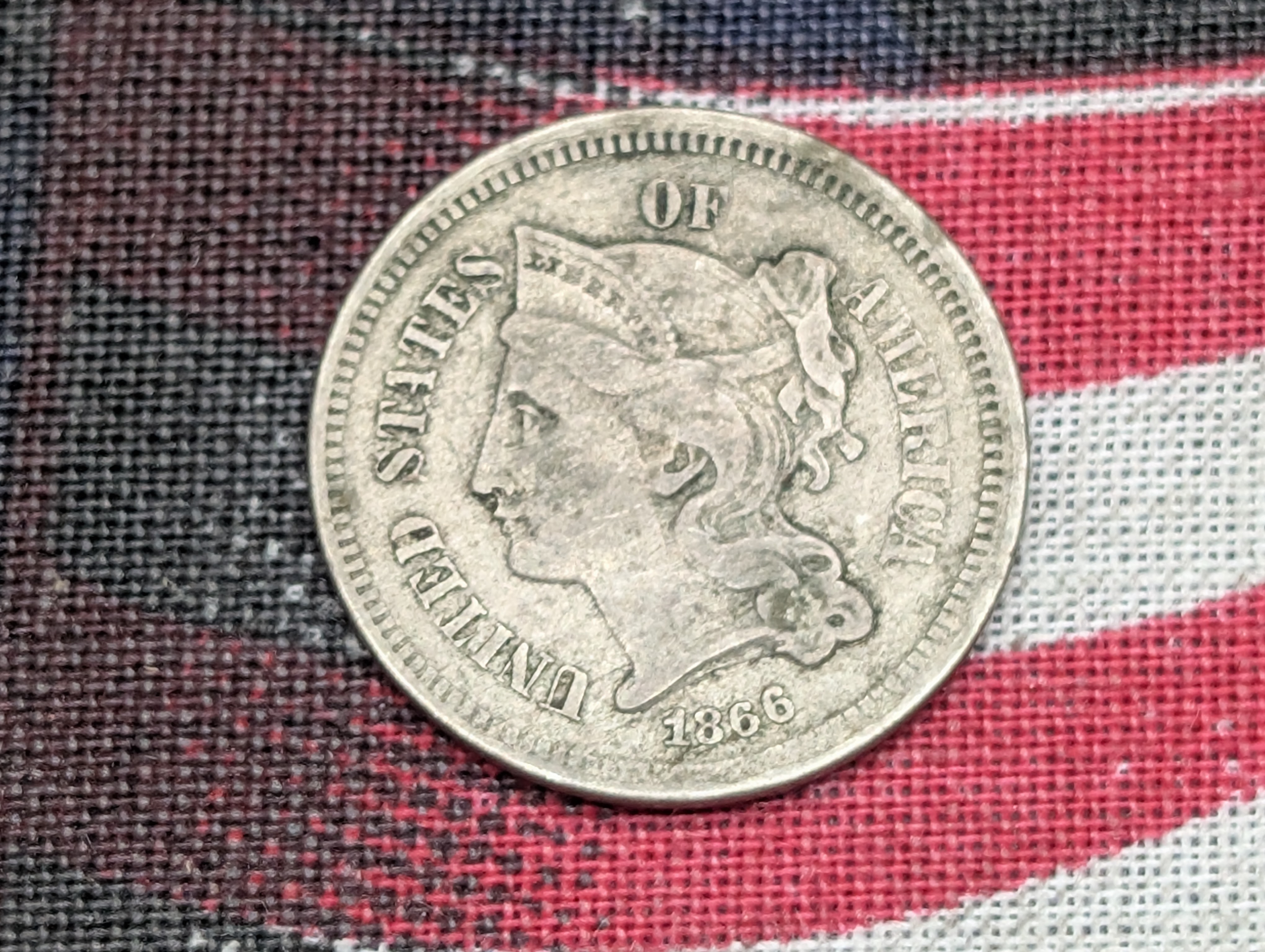 1866 Three-Cent Nickel