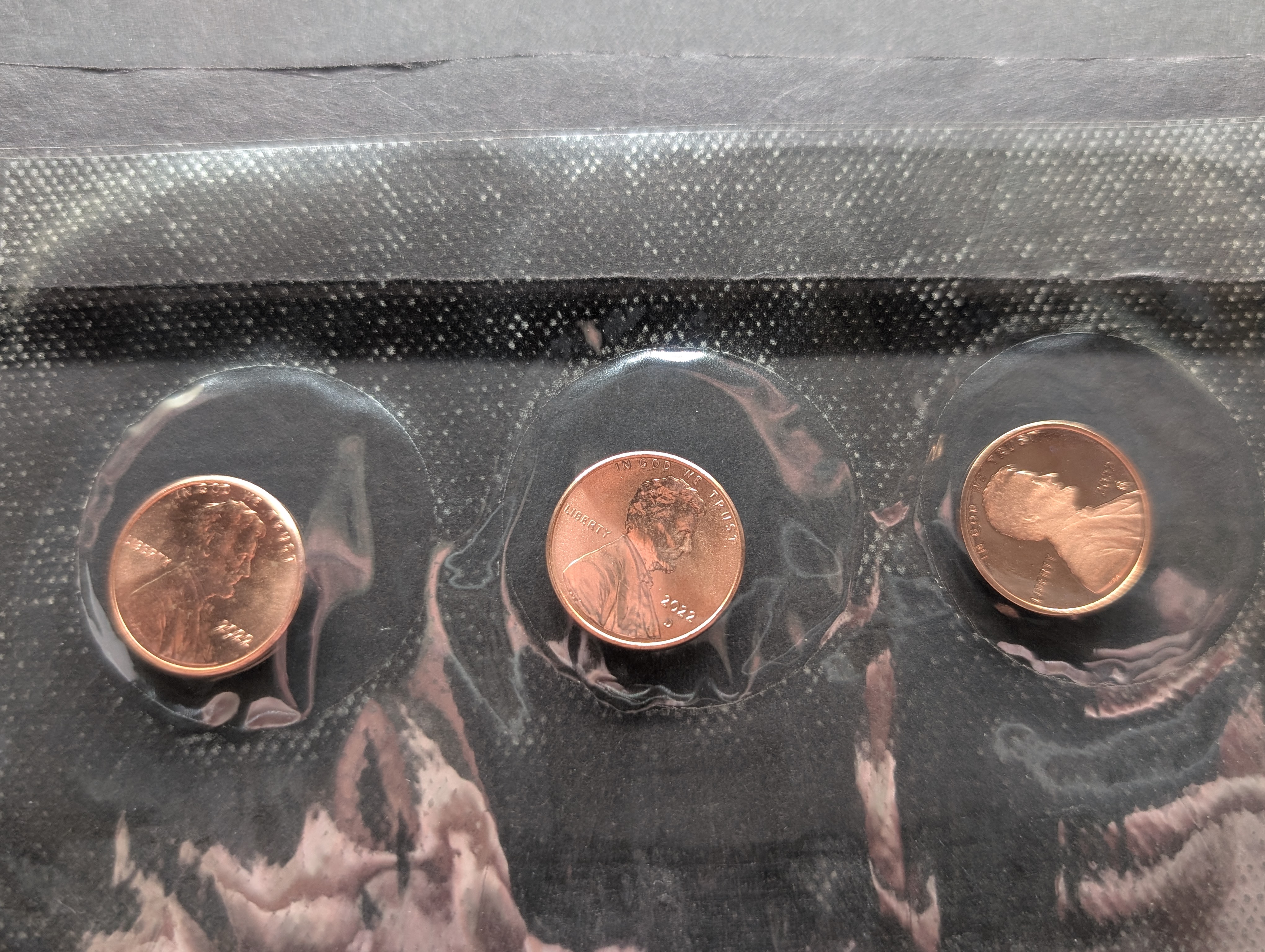 2022-P, D, & S Proof Three-Coin Lincoln Cent Collection