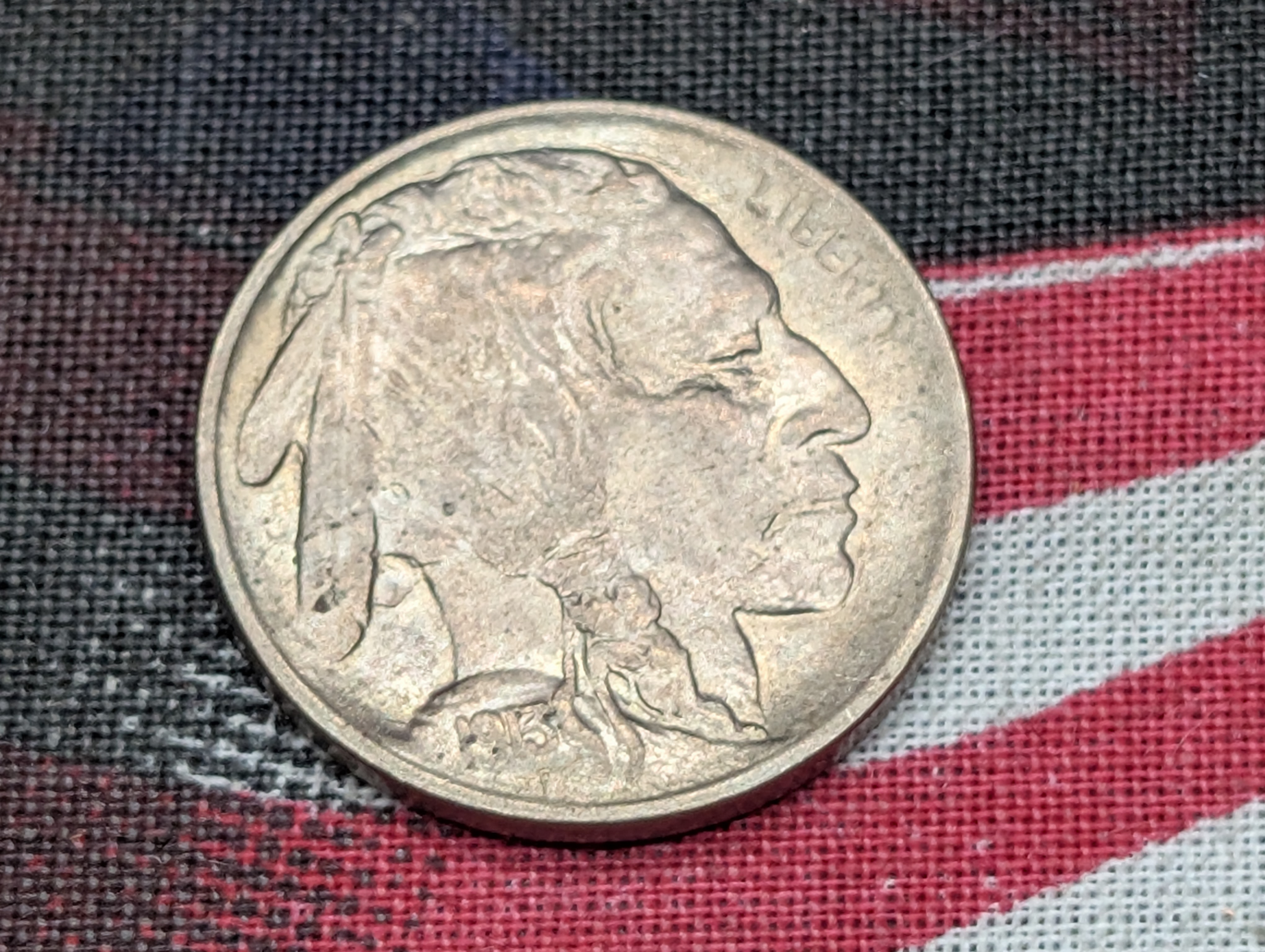 1913-P T-2 Indian Head Buffalo Nickel
