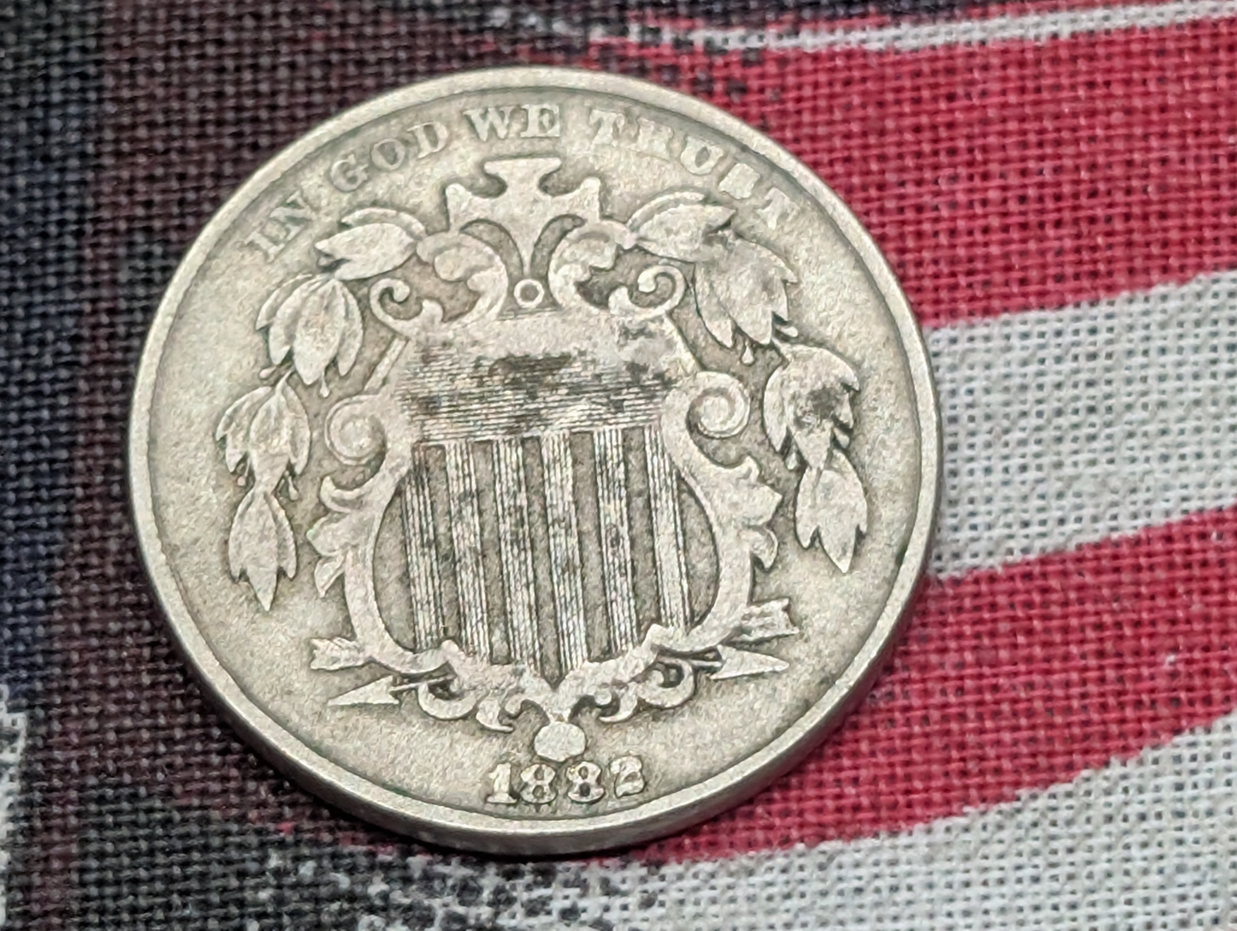 1882 Shield Nickel
