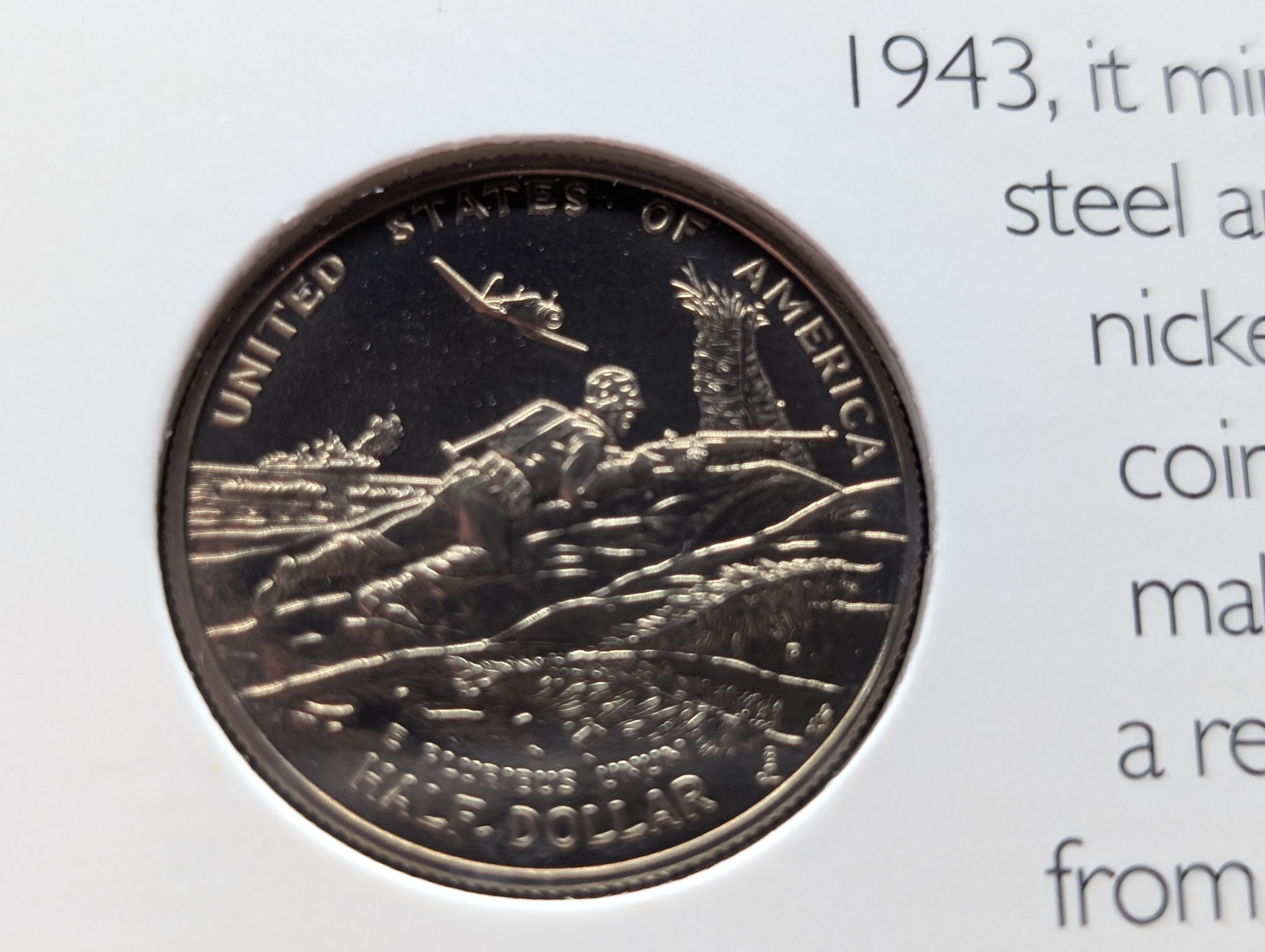 1991-1995 World War II 50th Anniversary Commemorative Unc. Clad Half Dollar Coin