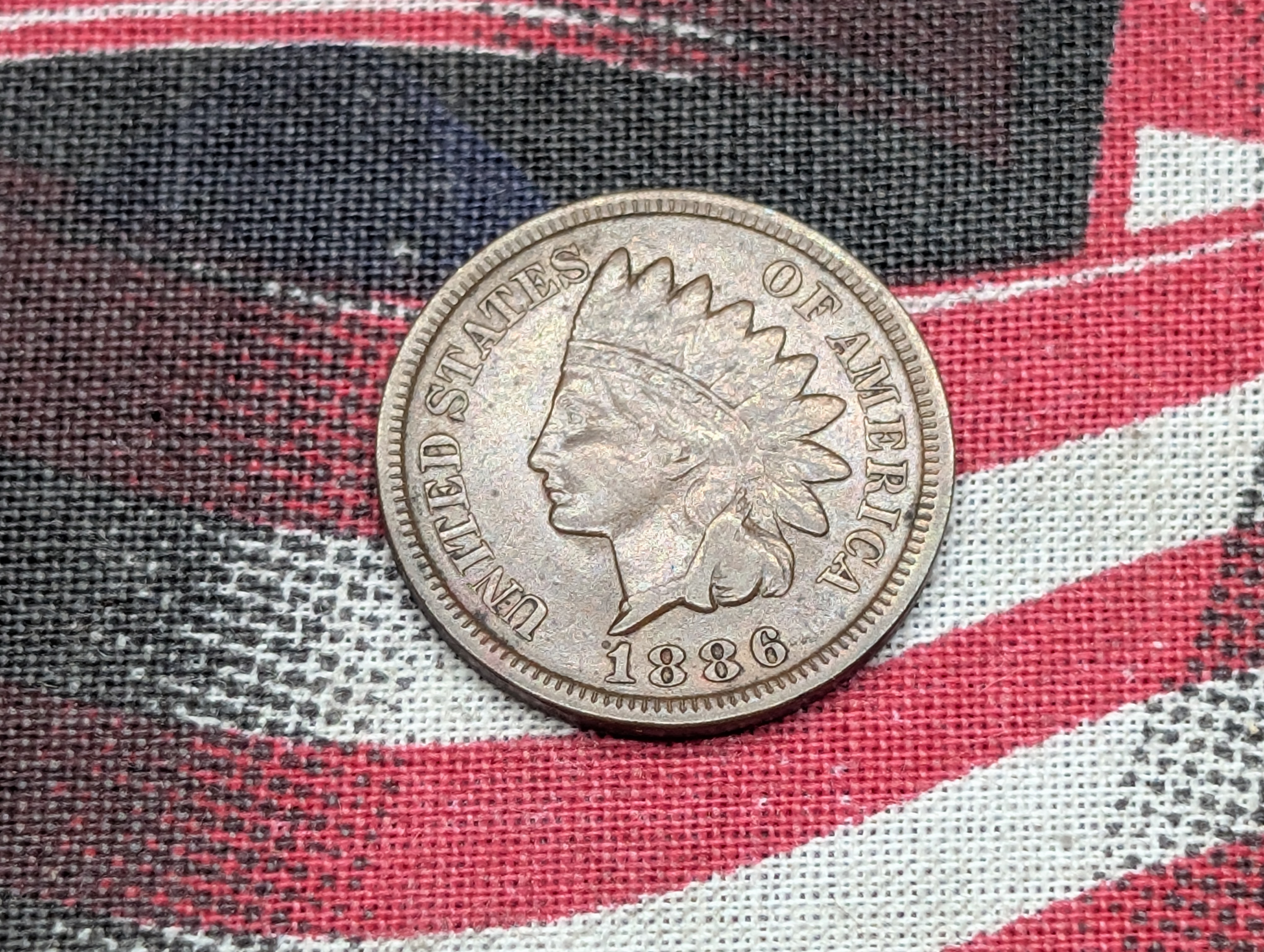 1886 T-2 Indian Head Cent