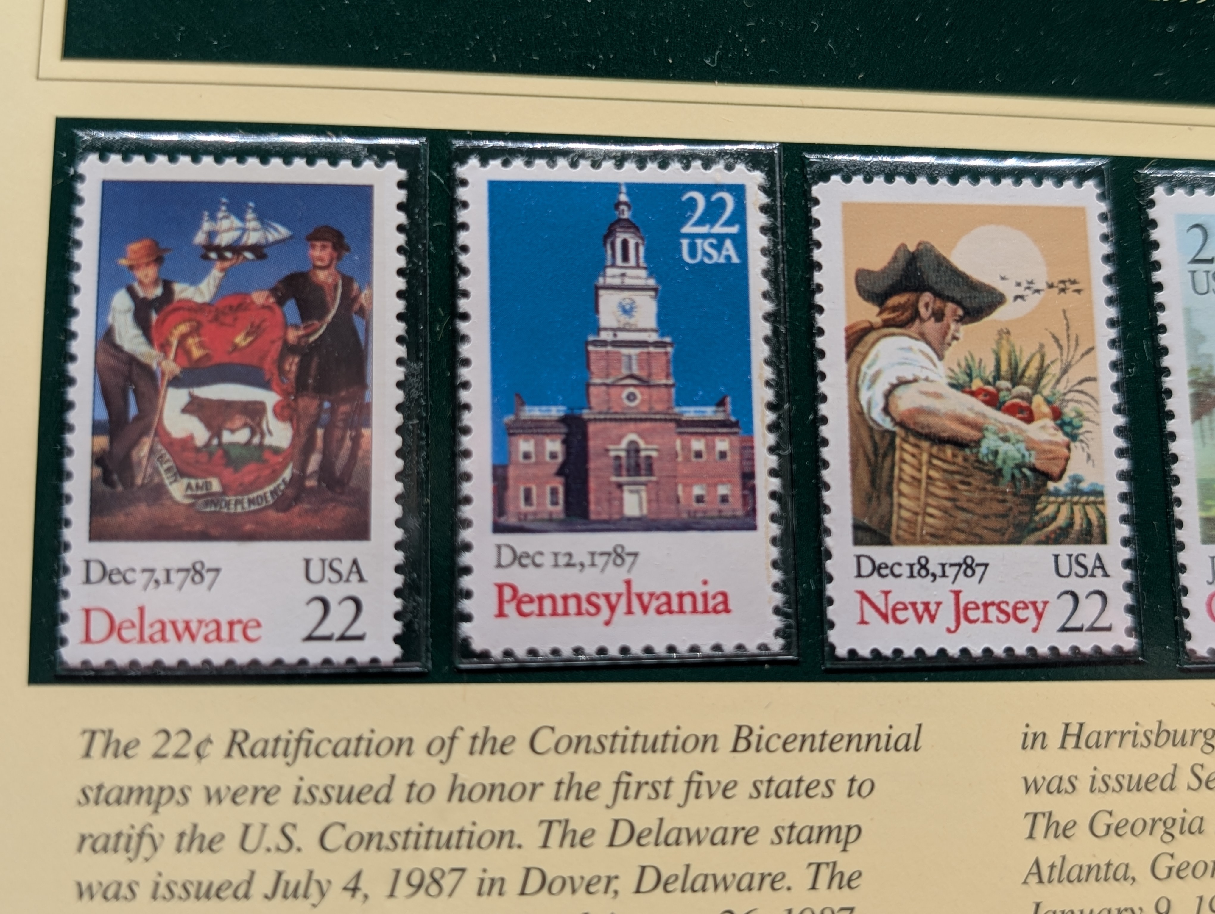 1999 United States Coins of the 20th Century Five-Coin State Quarter & Stamp Set