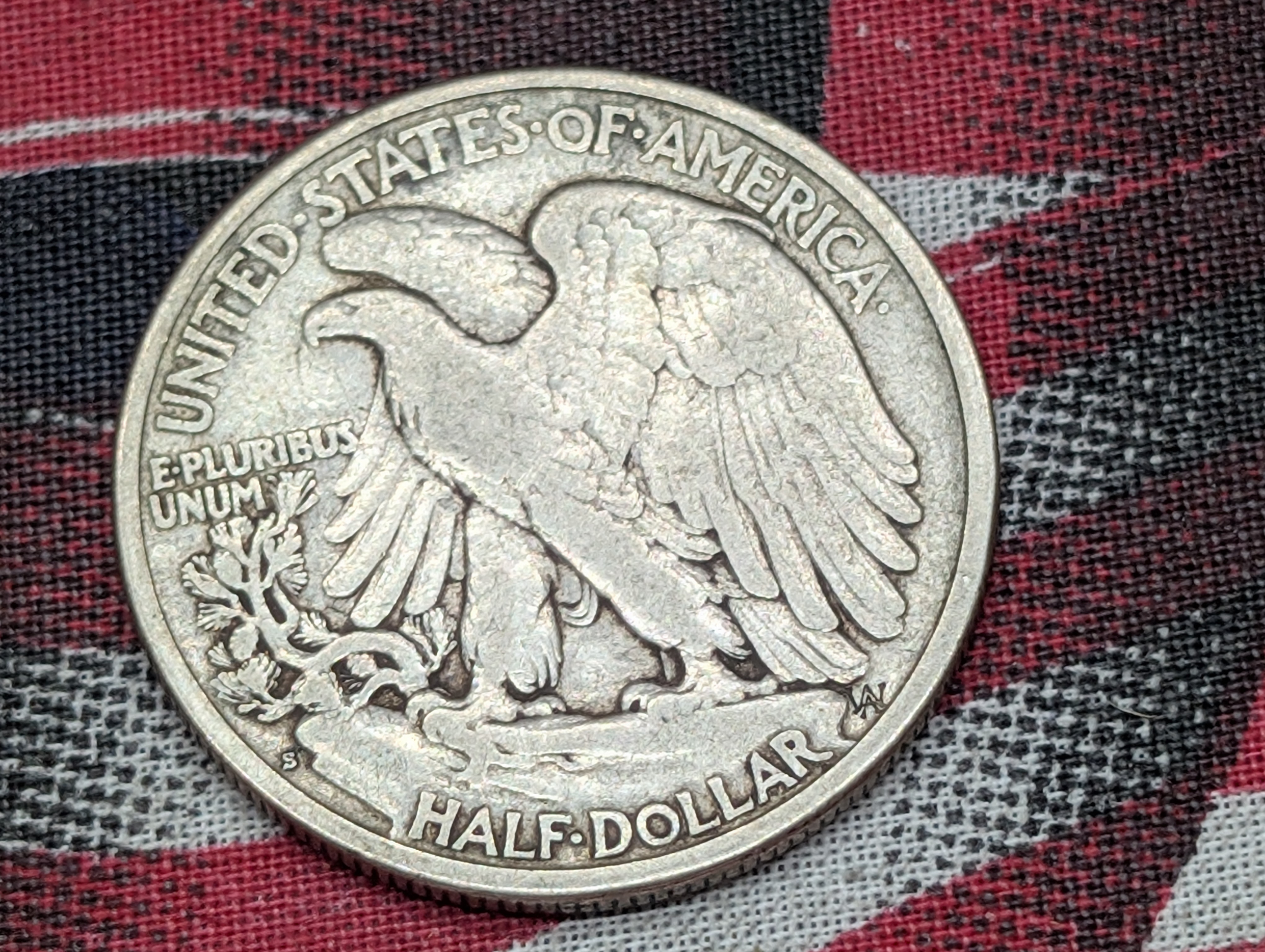 1918-S Walking Liberty 90% Silver Half-Dollar - Scarce Early Date!!