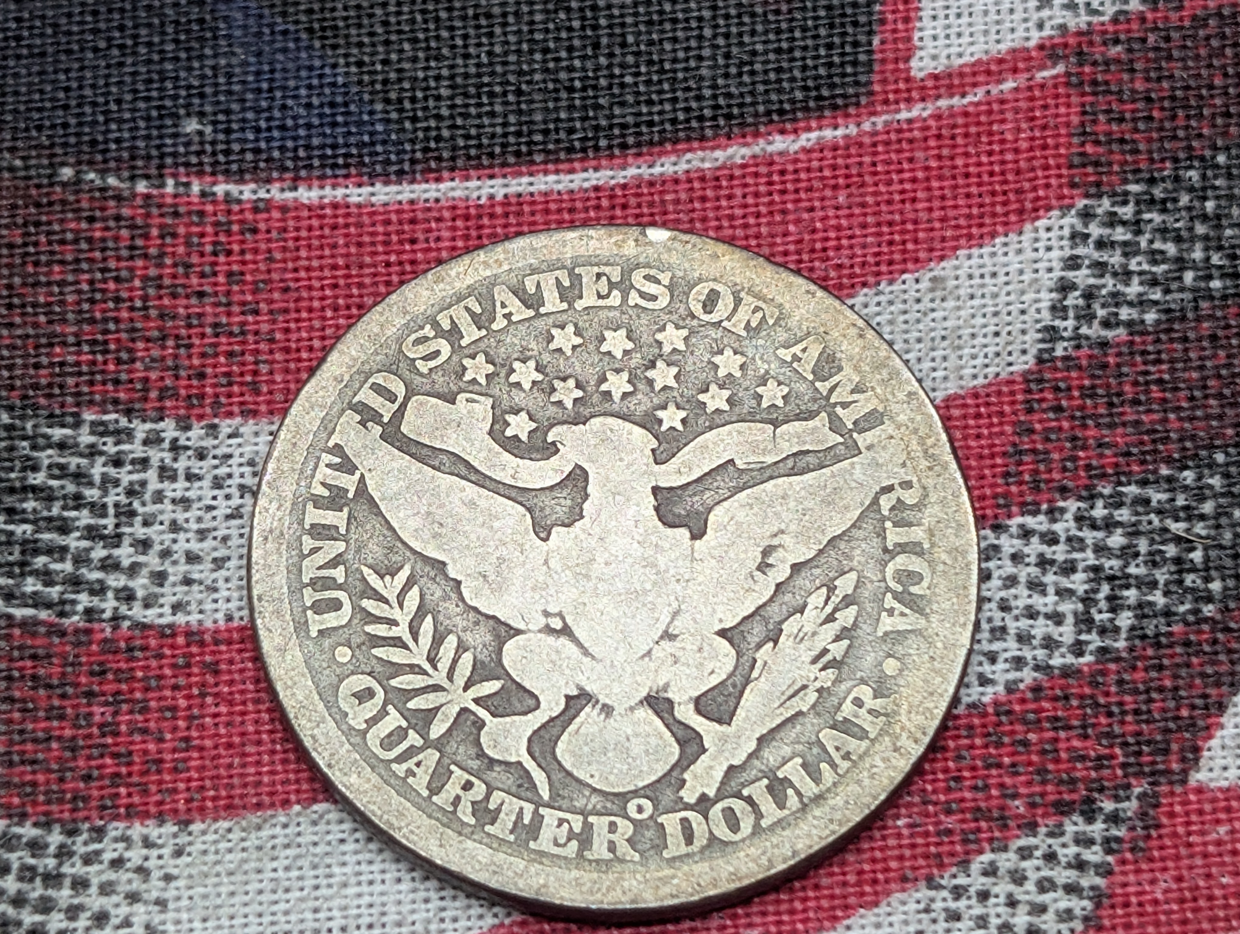 1898-O Barber 90% Silver Quarter