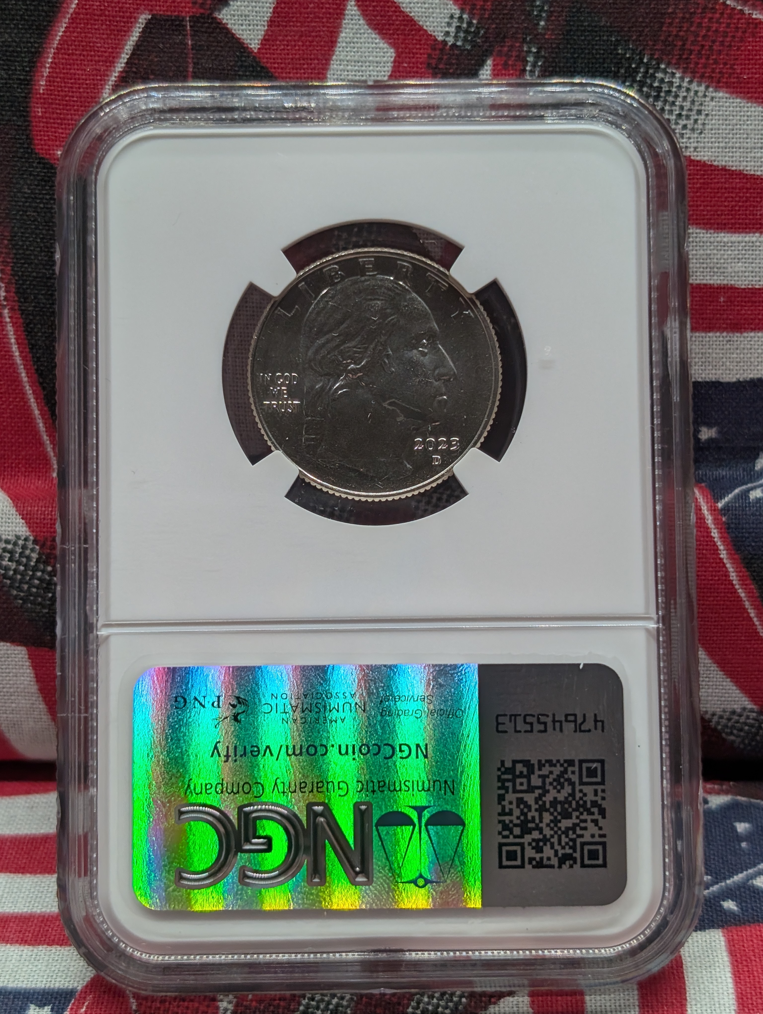 2023-D Eleanor Roosevelt Quarter - NGC MS68 - Early Release
