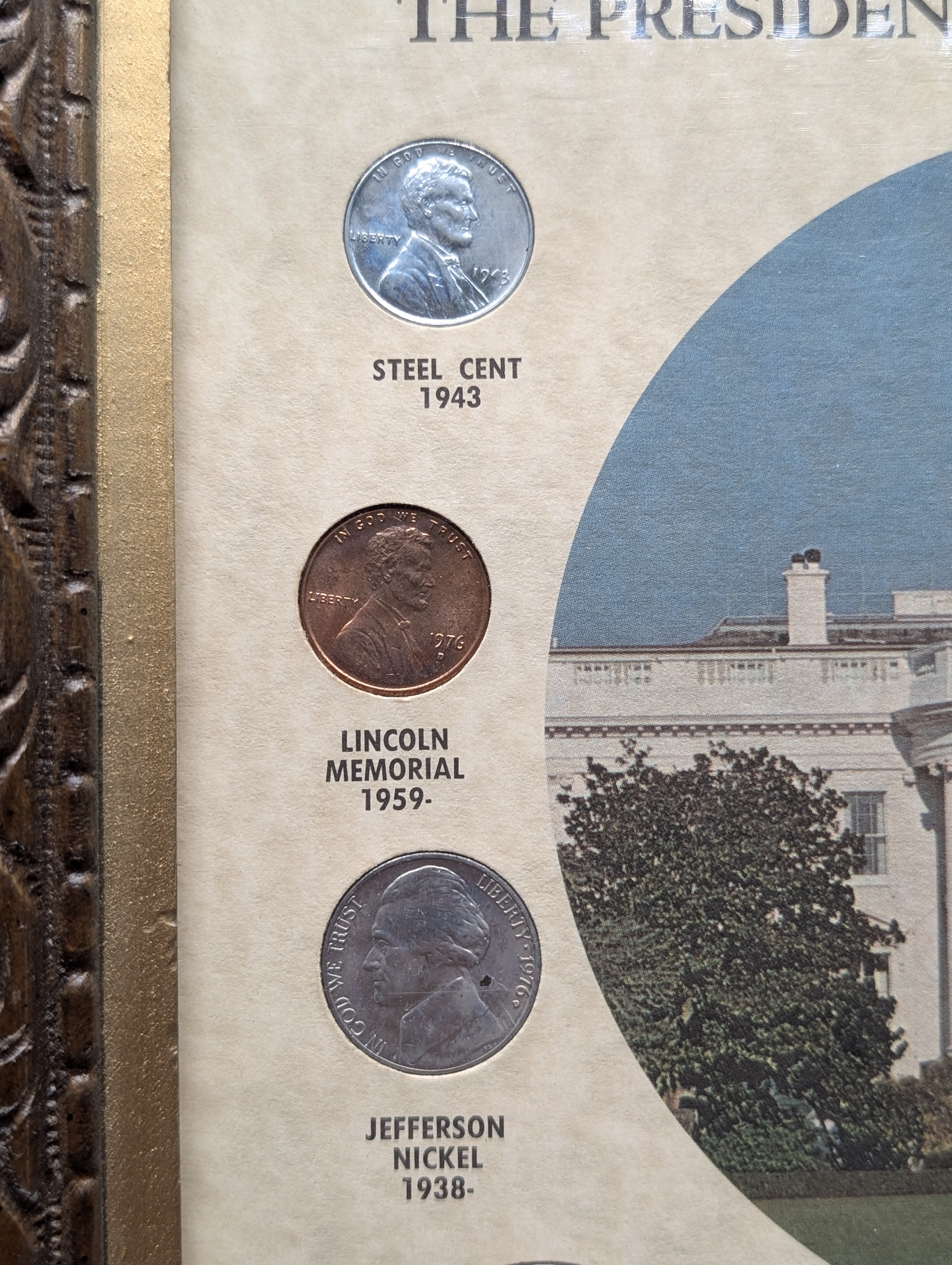 Presidential Coin Collection 9-Coin Set in Frame