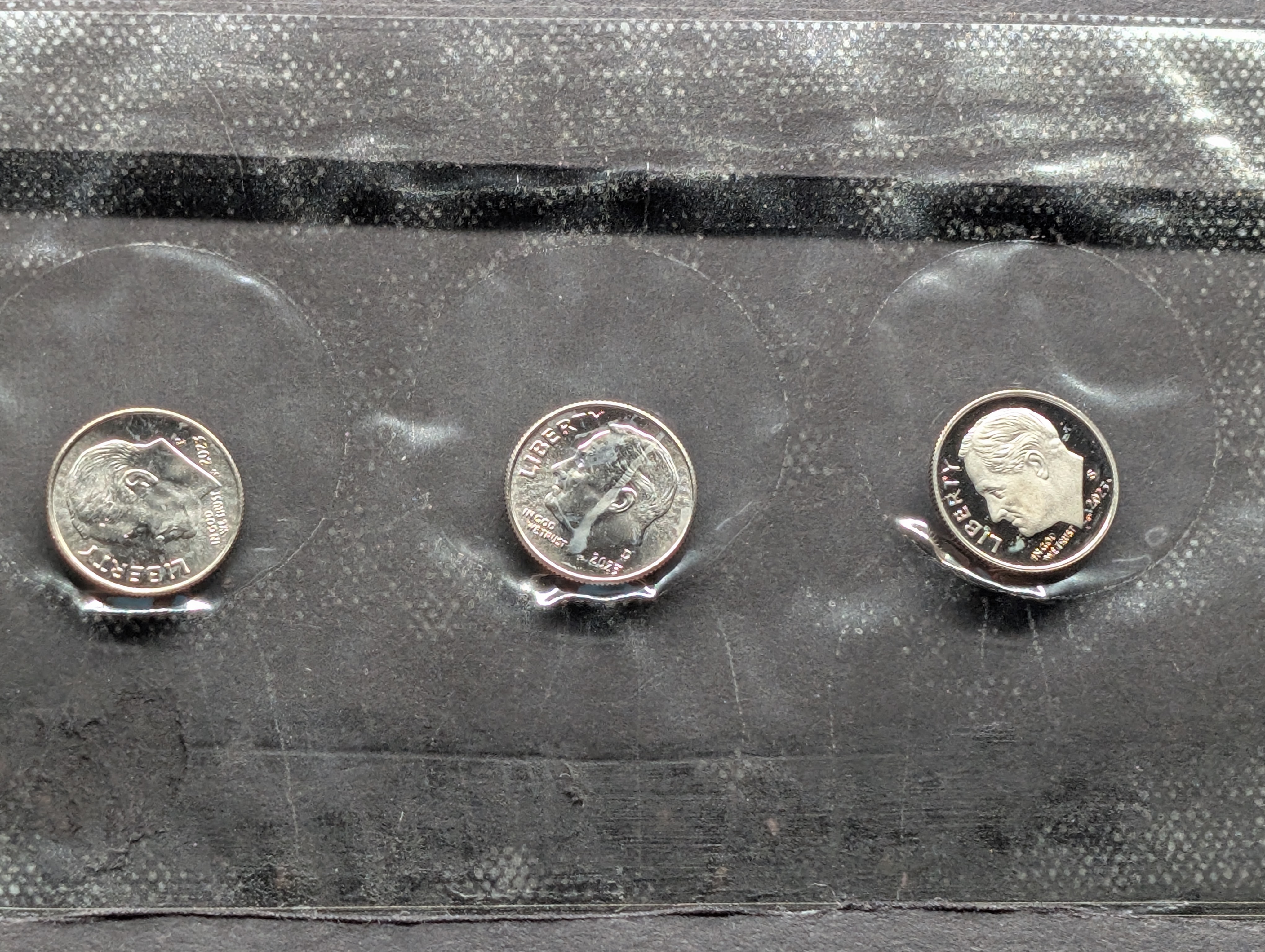2023-P, D, & S Proof Franklin Roosevelt Dime 3-Coin Collection