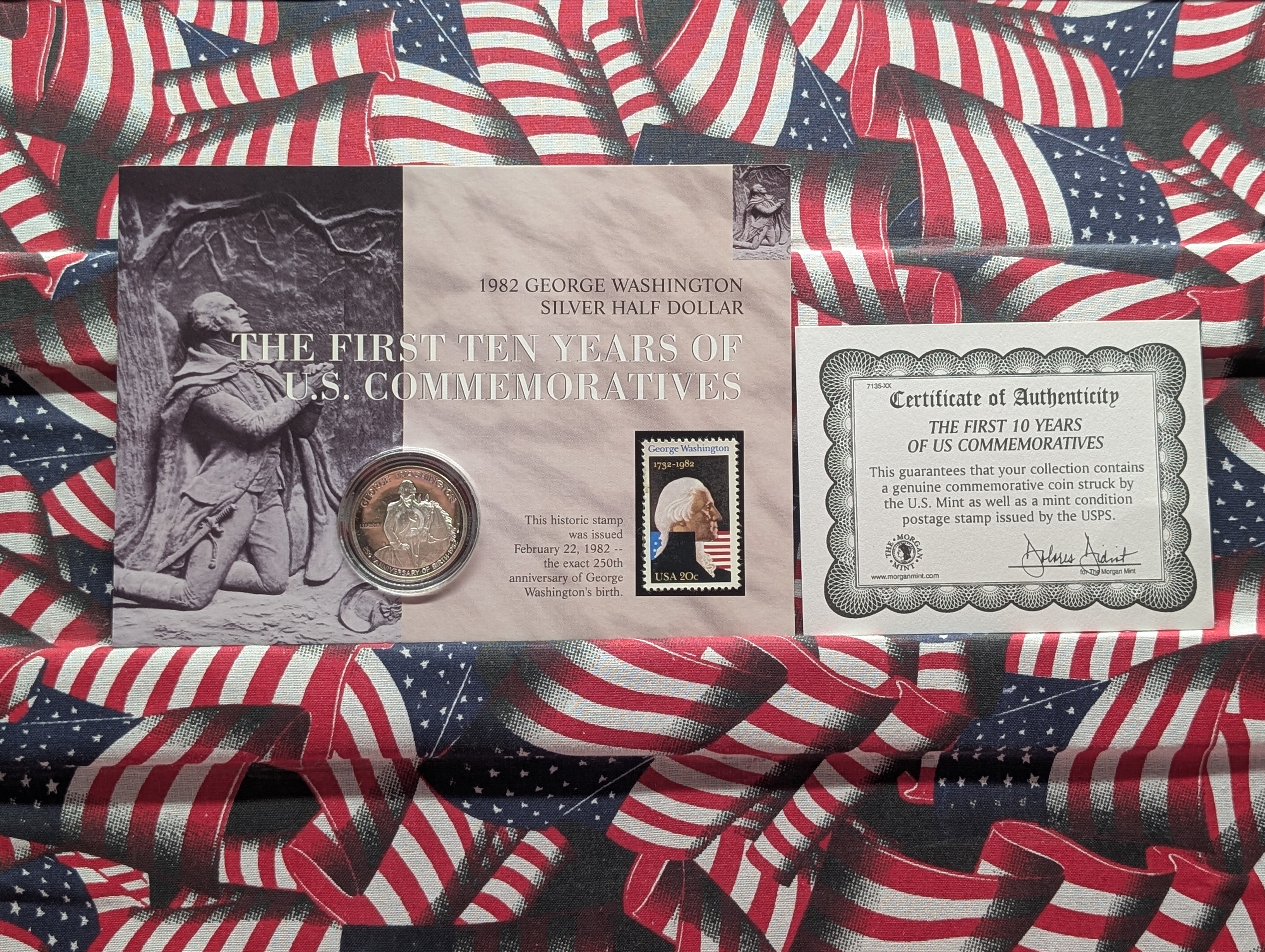 1982 George Washington SILVER PROOF Commem. Half-Dollar, 90% Silver