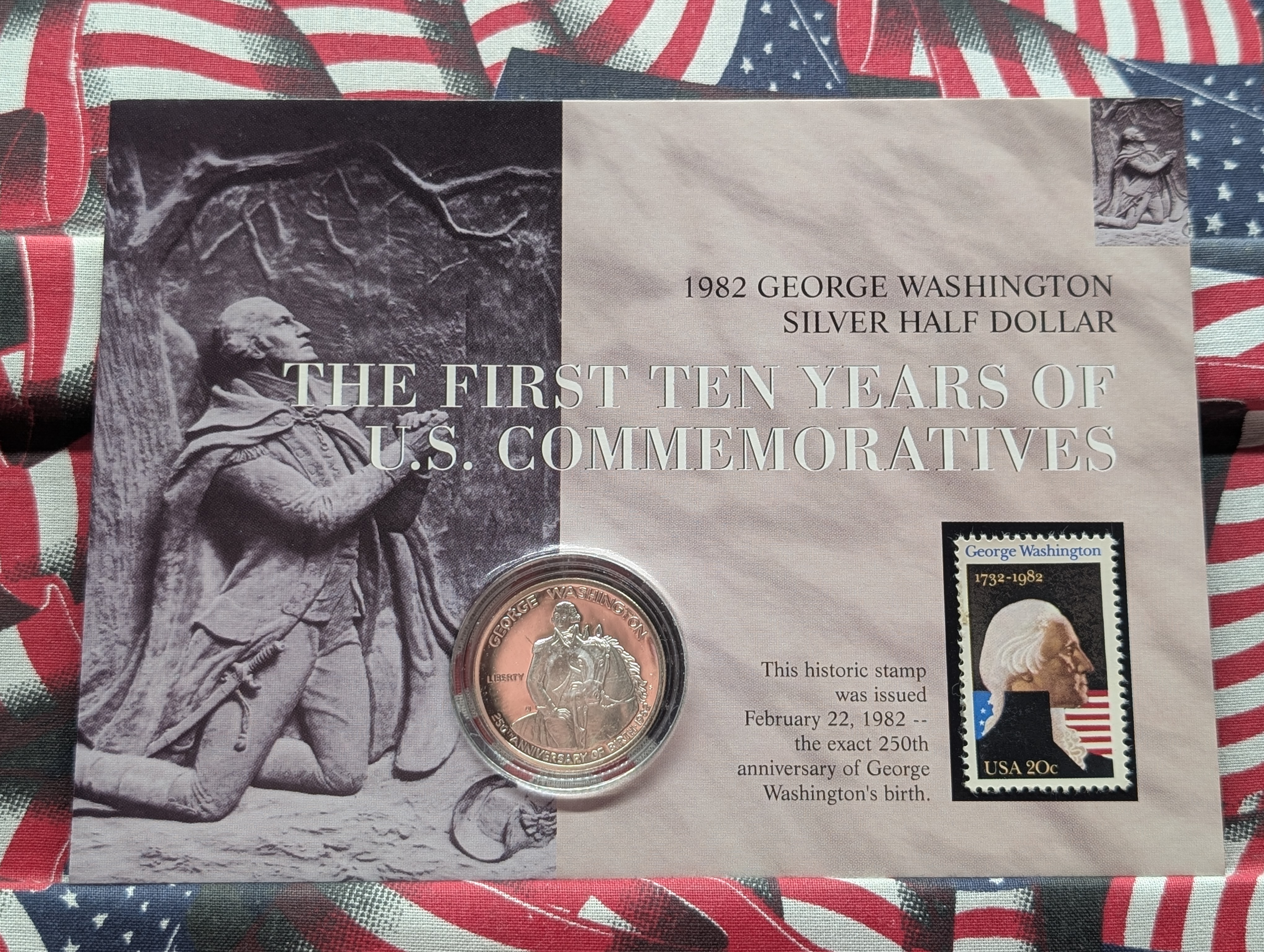 1982 George Washington SILVER PROOF Commem. Half-Dollar, 90% Silver