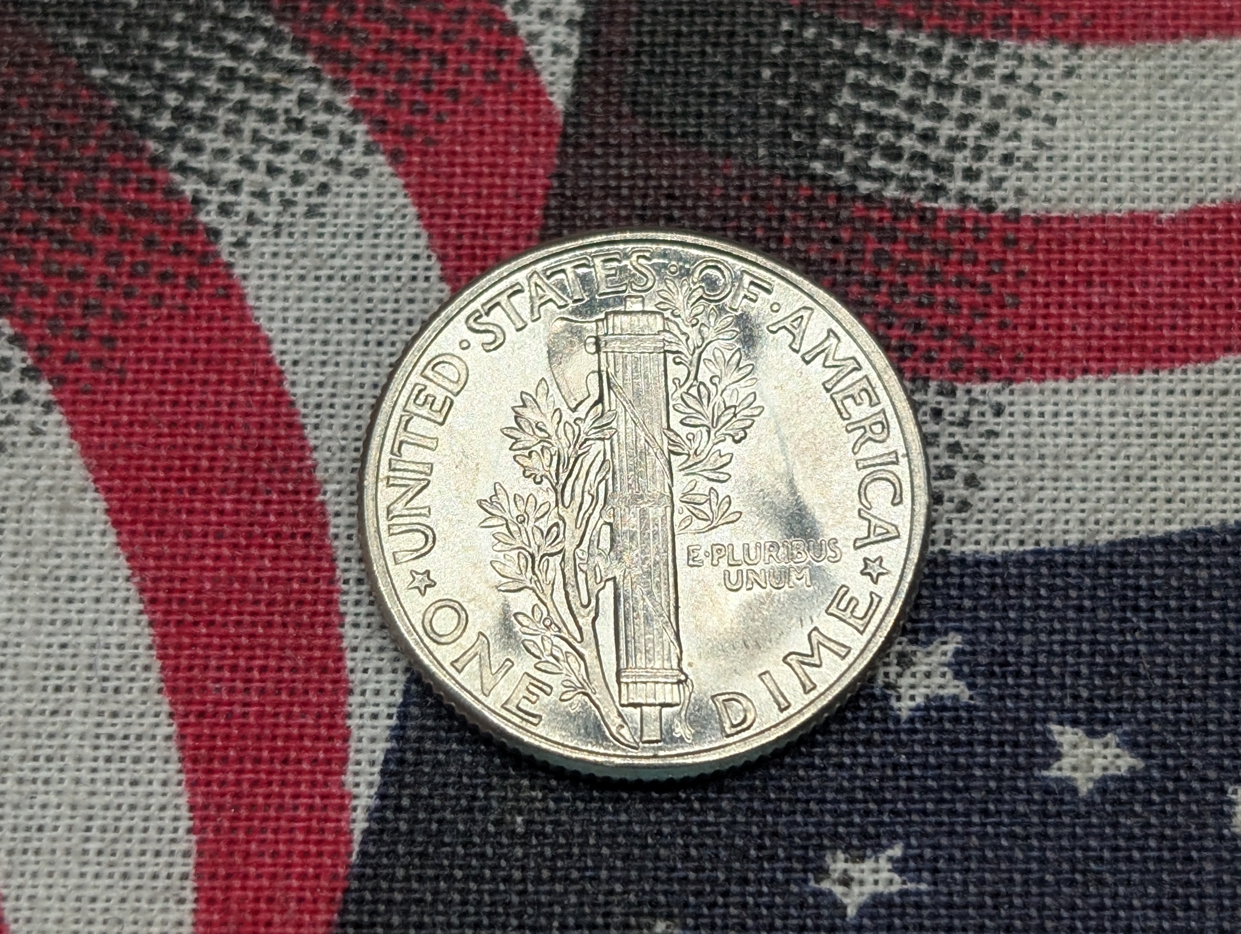 1945-P Mercury 90% Silver Dime