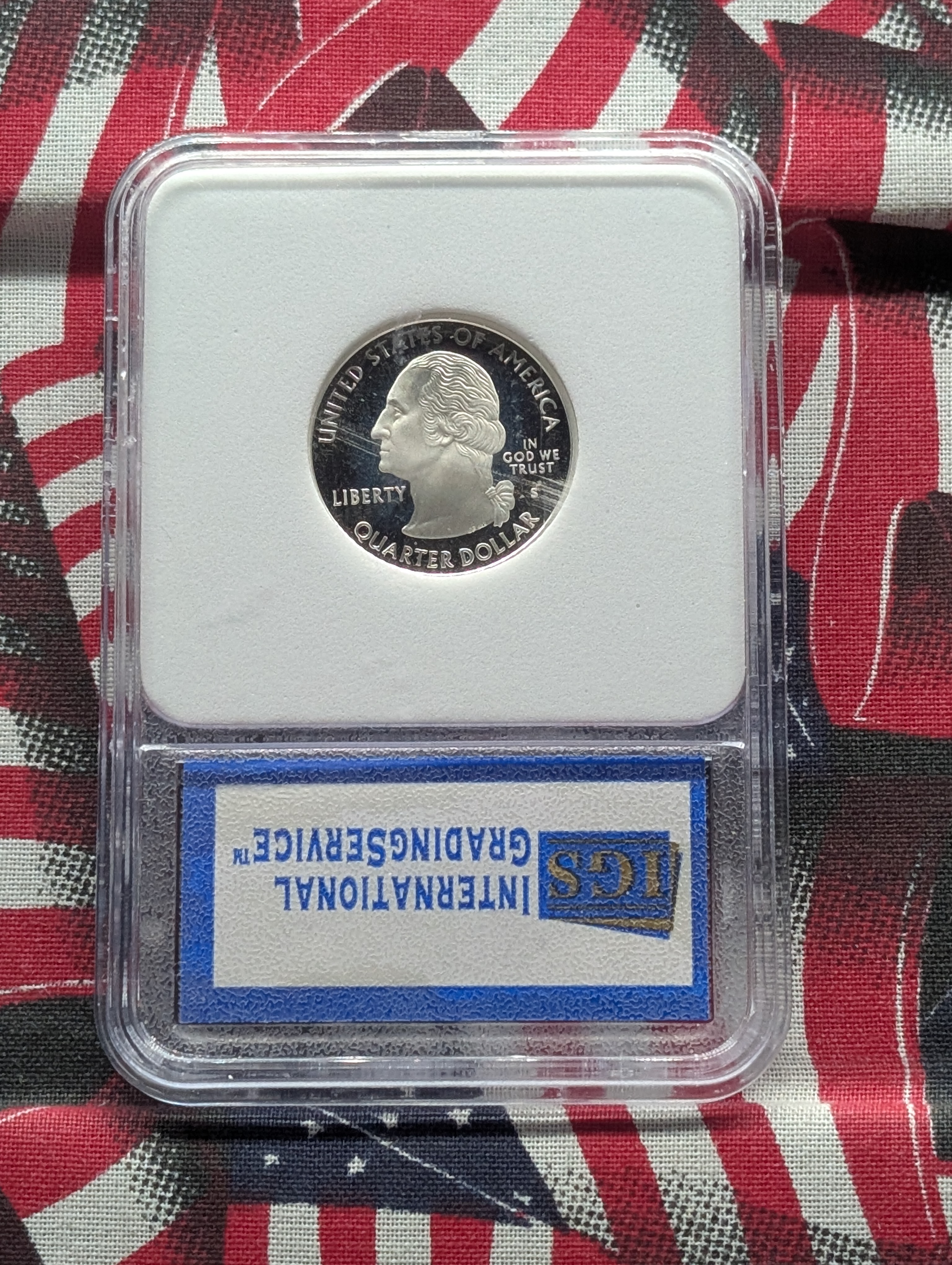 2007-S PROOF SILVER State Quarter - IGC PR-70 DCAM - Washington