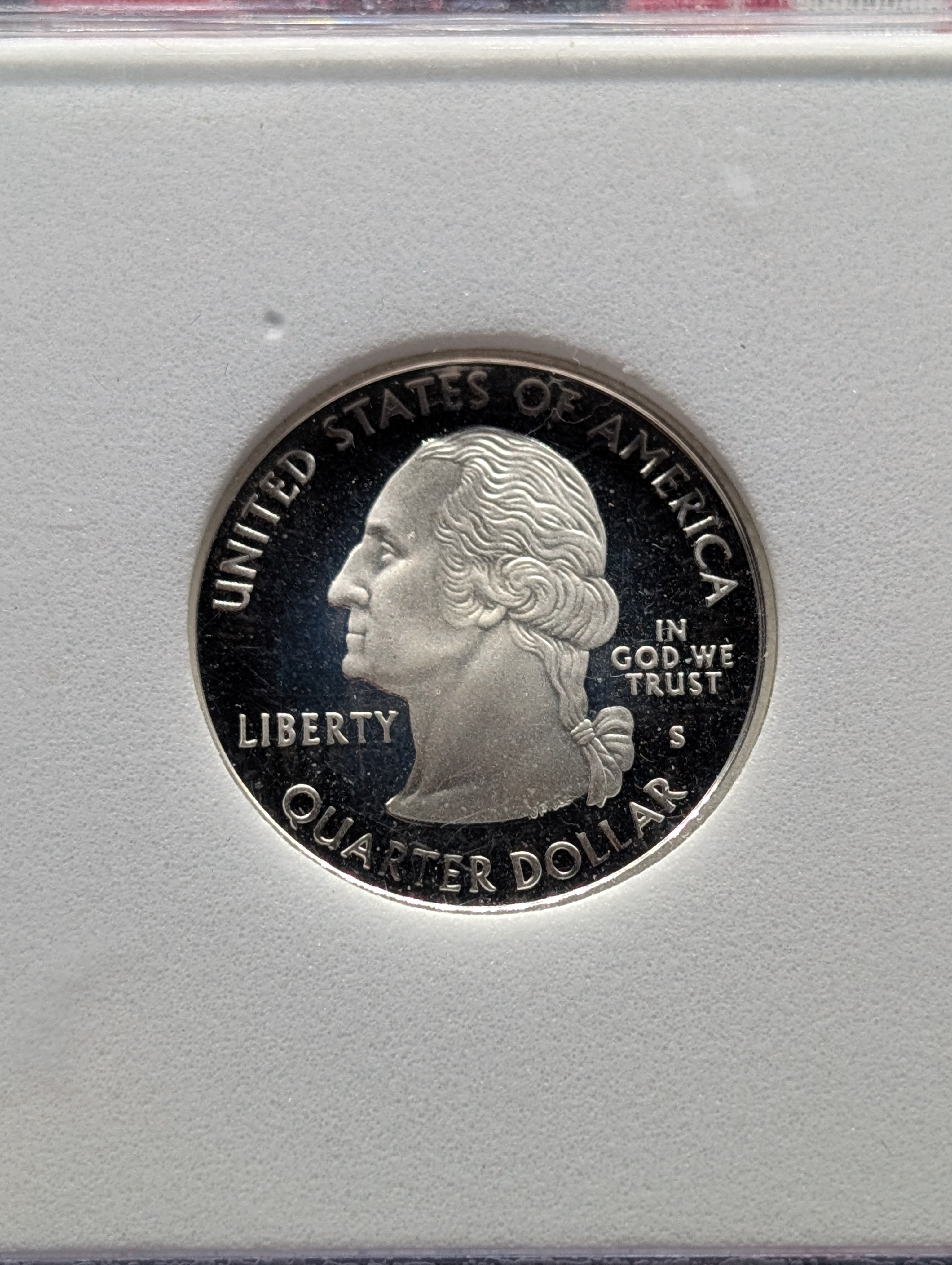 2007-S PROOF SILVER State Quarter - IGC PR-70 DCAM - Wyoming