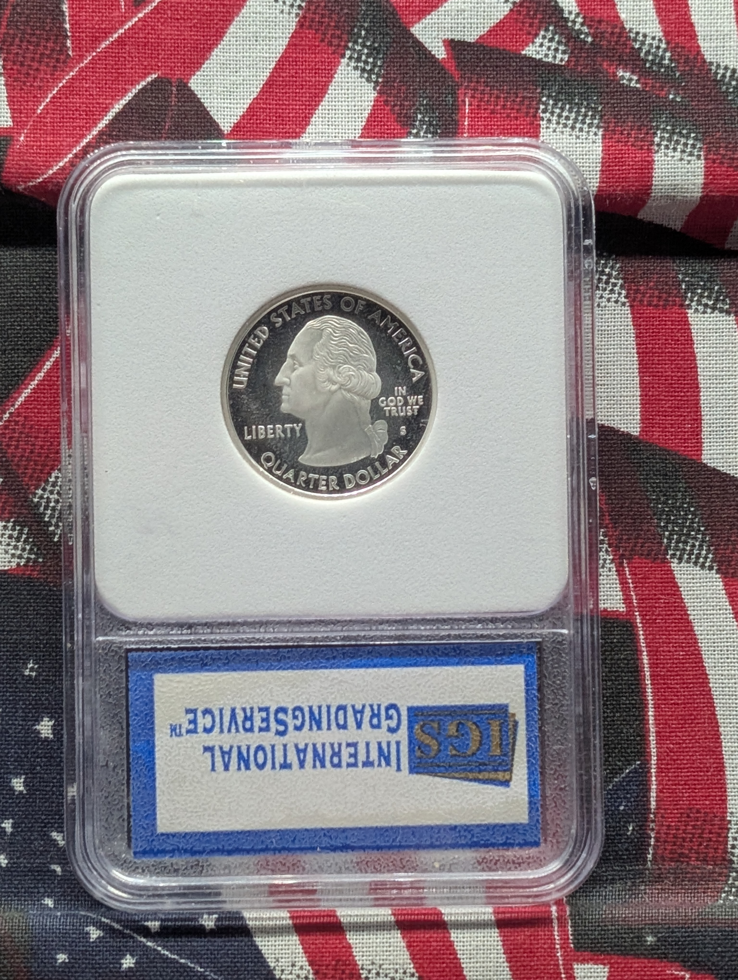 2007-S PROOF SILVER State Quarter - IGC PR-70 DCAM - Montana