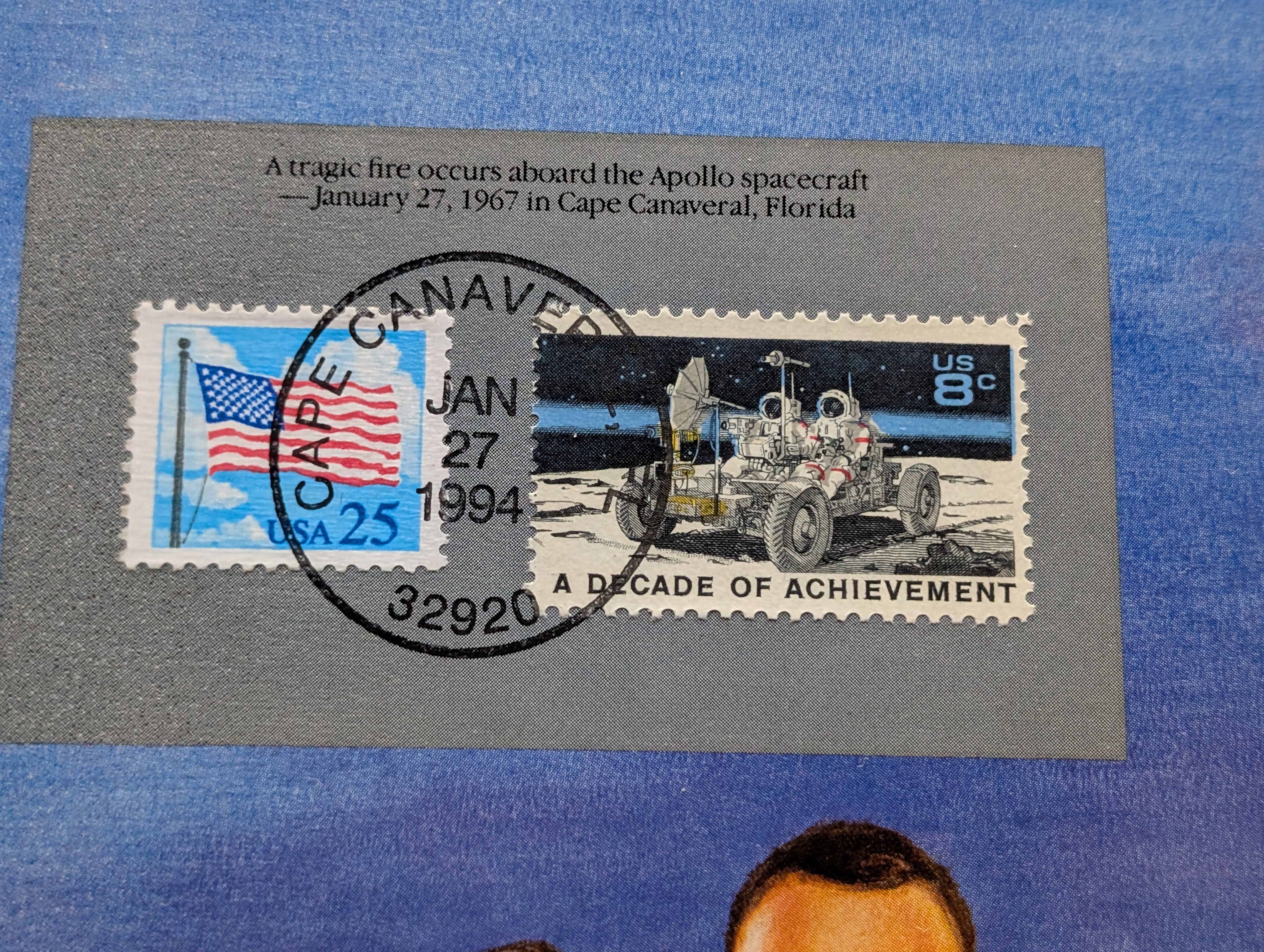 1967-P Unc. Special Mint Set w/ Historic Stamps - Includes 40% Silver Kennedy Half Dollar