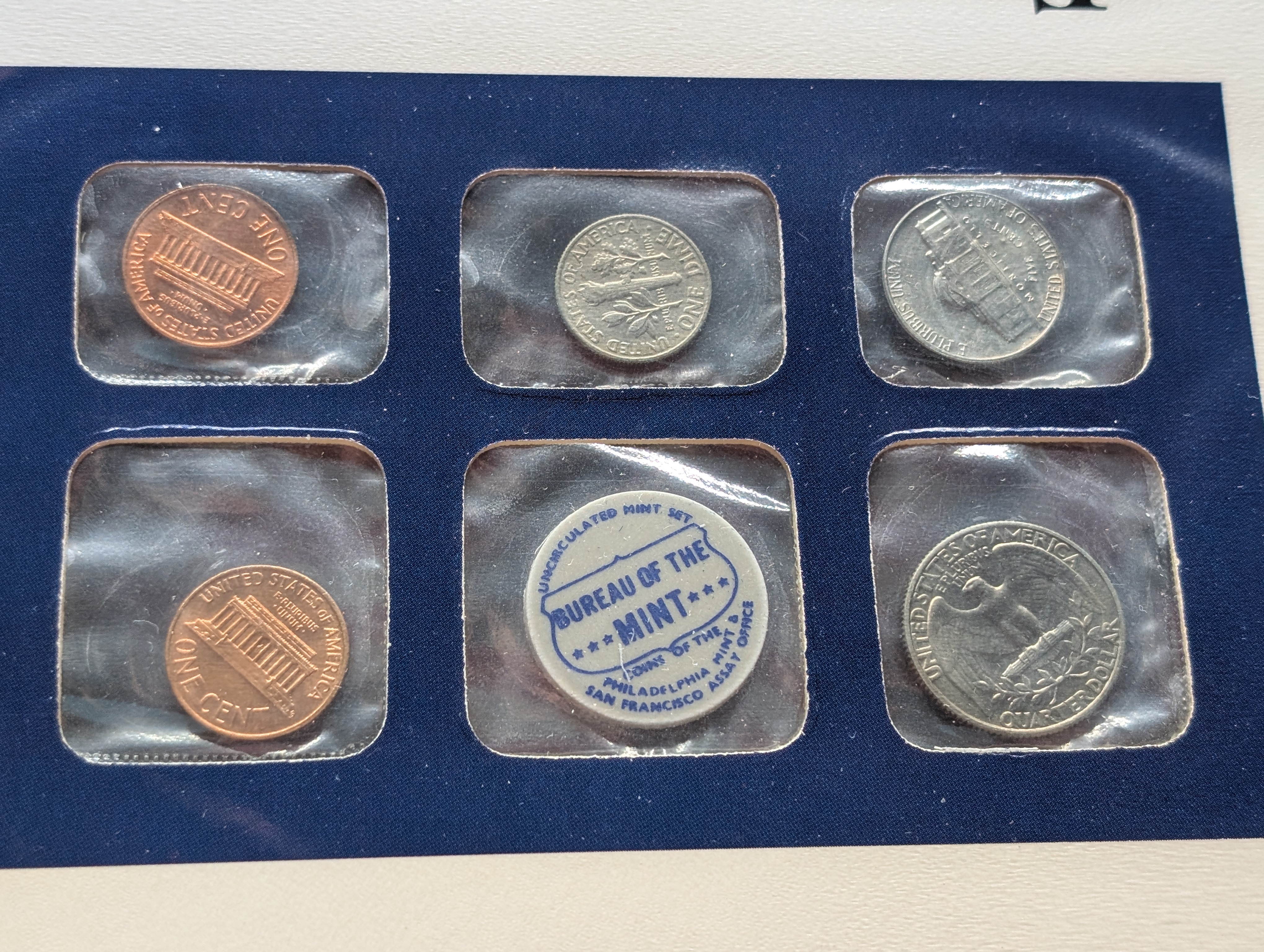 1968-P&D U.S. Mint Uncirculated Set and "S" Mint Mark Cent w/ Historic Stamps - Includes 40% Silver Kennedy Half Dollar