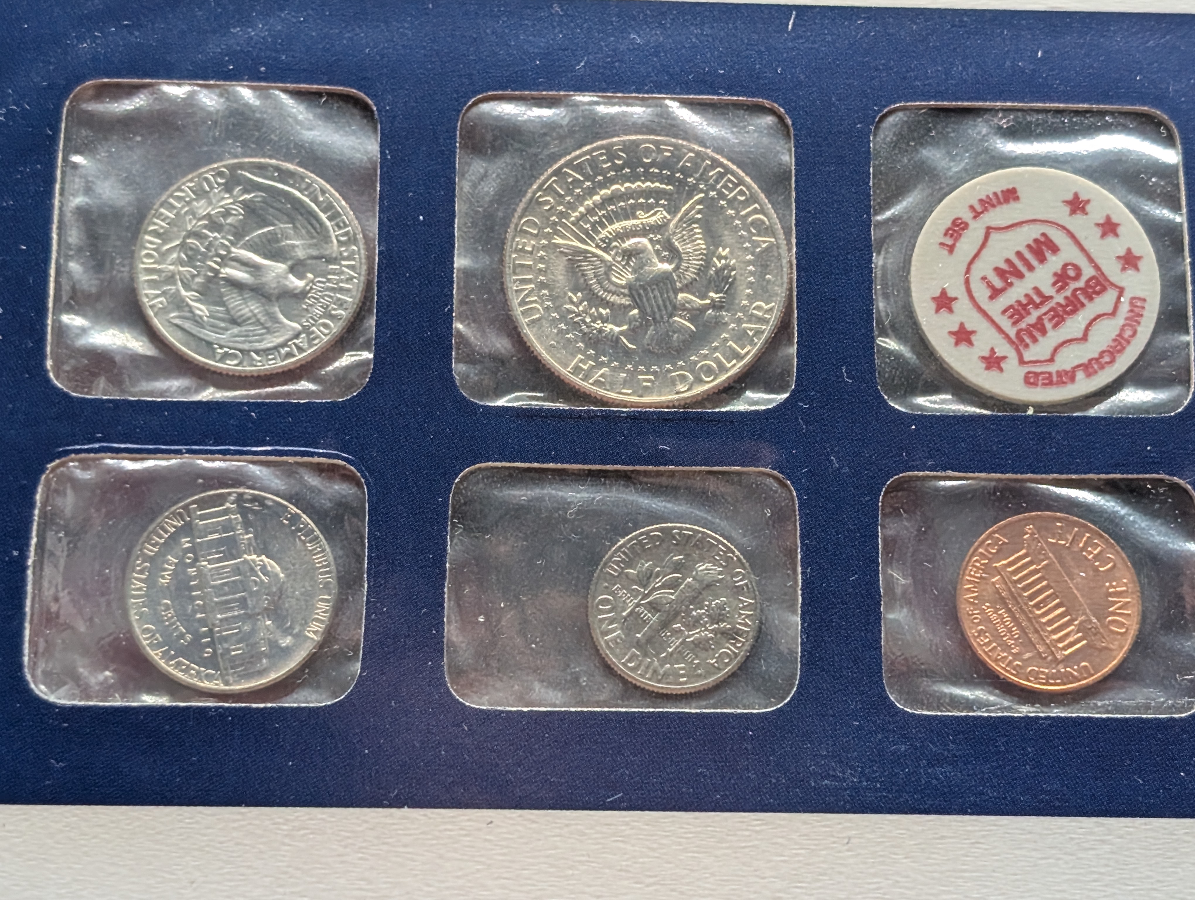 1971-P&D U.S. Mint Uncirculated Set and "S" Mint Mark Cent w/ Historic Stamps