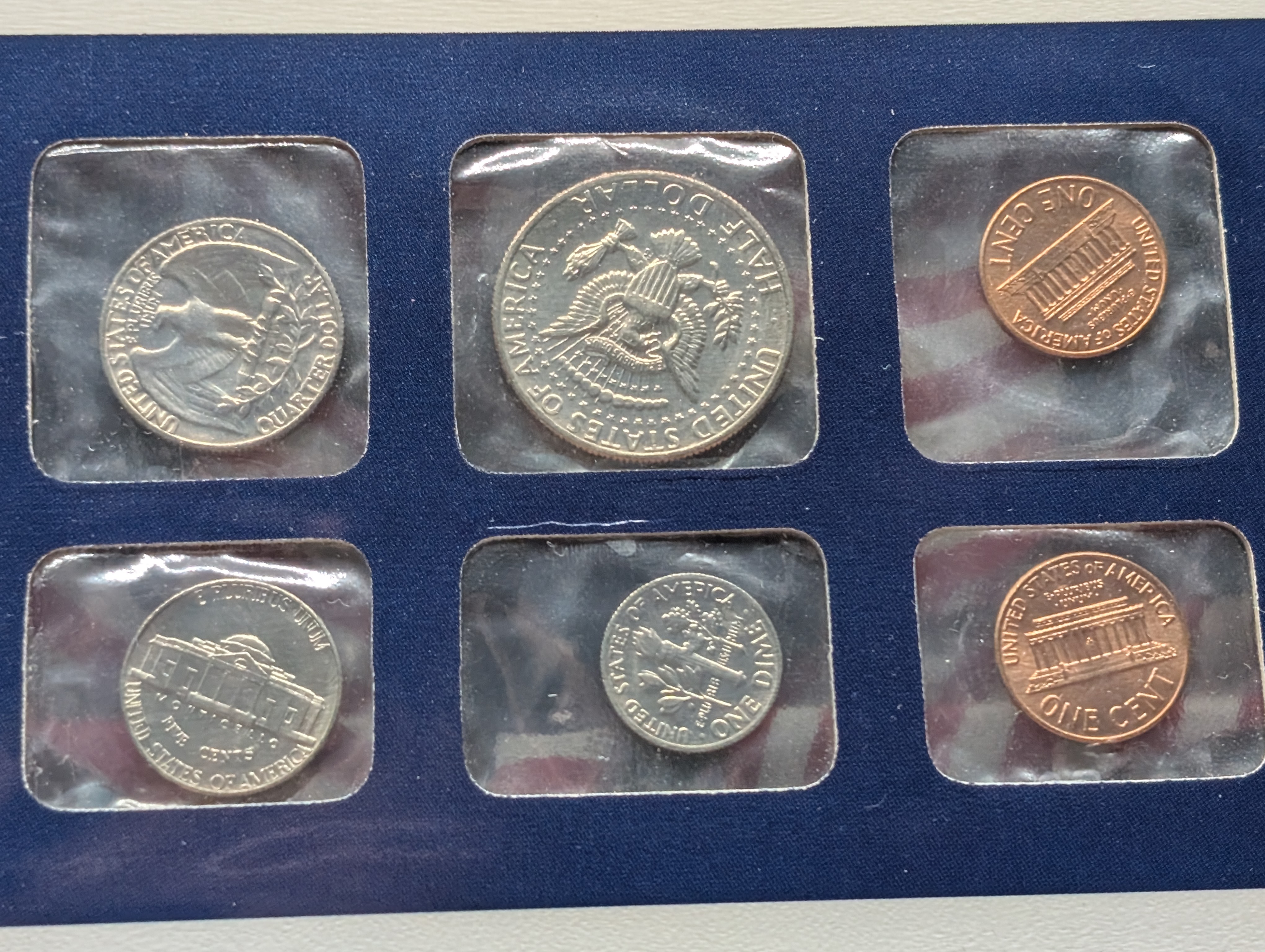 1971-P&D U.S. Mint Uncirculated Set and "S" Mint Mark Cent w/ Historic Stamps