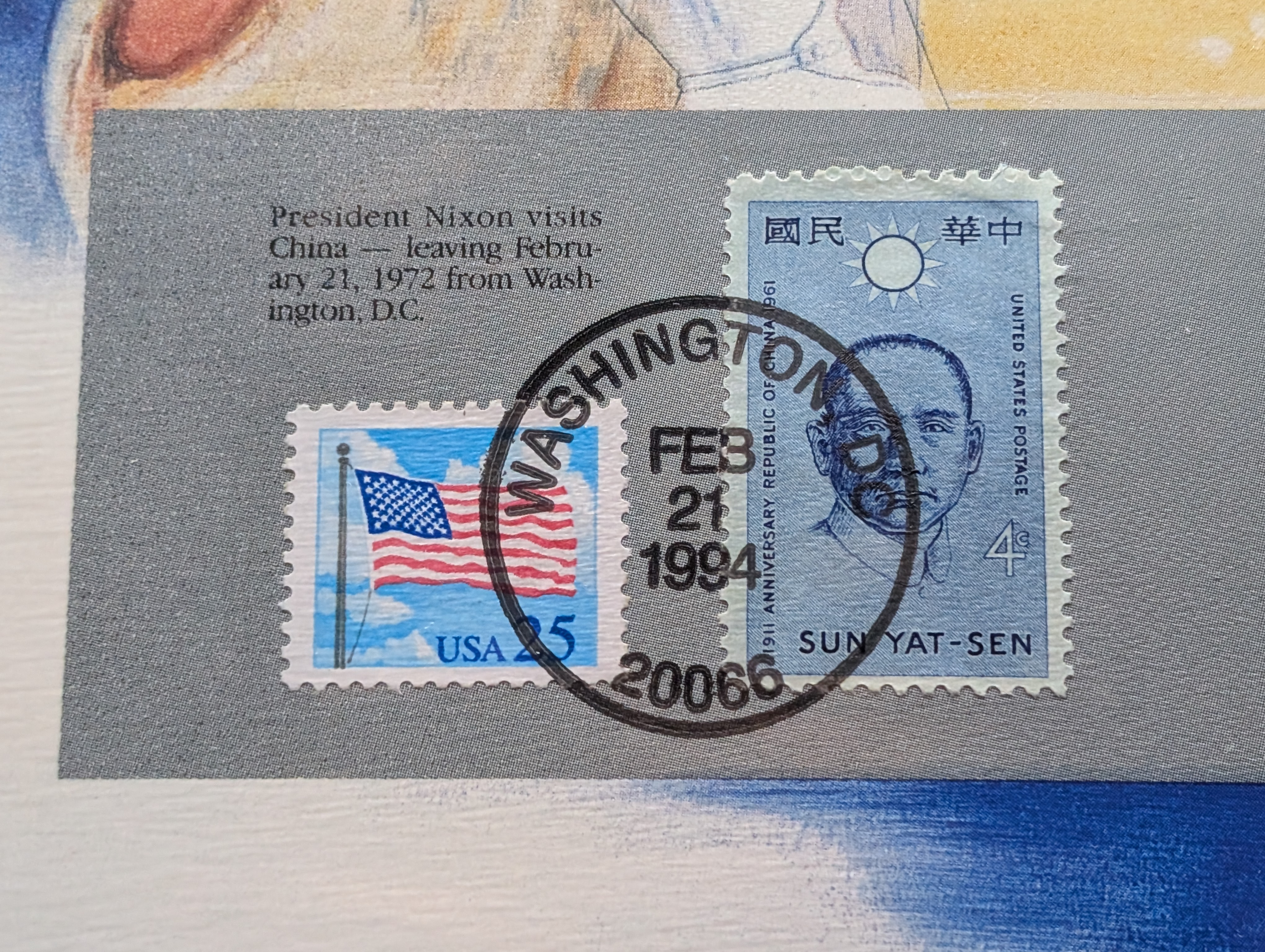 1972-P&D U.S. Mint Uncirculated Set and "S" Mint Mark Cent w/ Historic Stamps