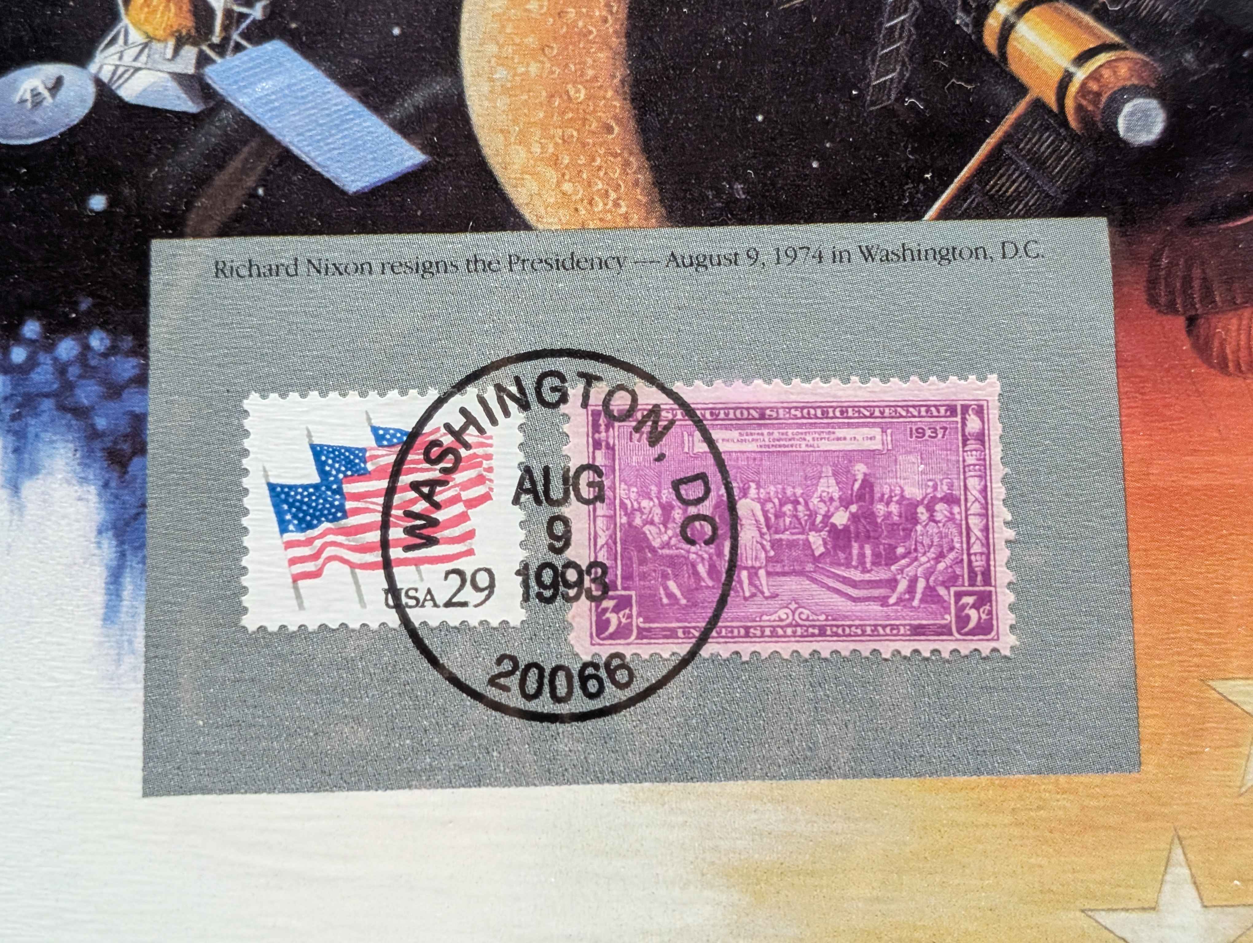 1974-P&D U.S. Mint Uncirculated Set and "S" Mint Mark Cent w/ Historic Stamps
