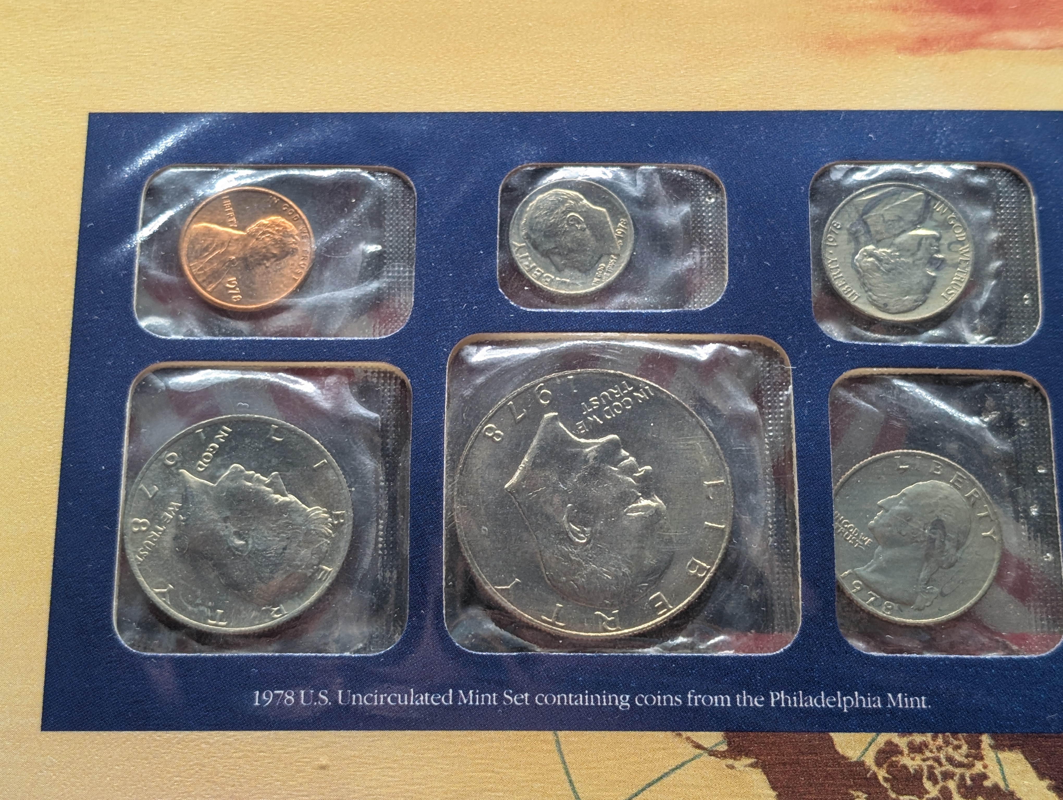 1978-P&D U.S. Mint Uncirculated Set w/ Historic Stamps