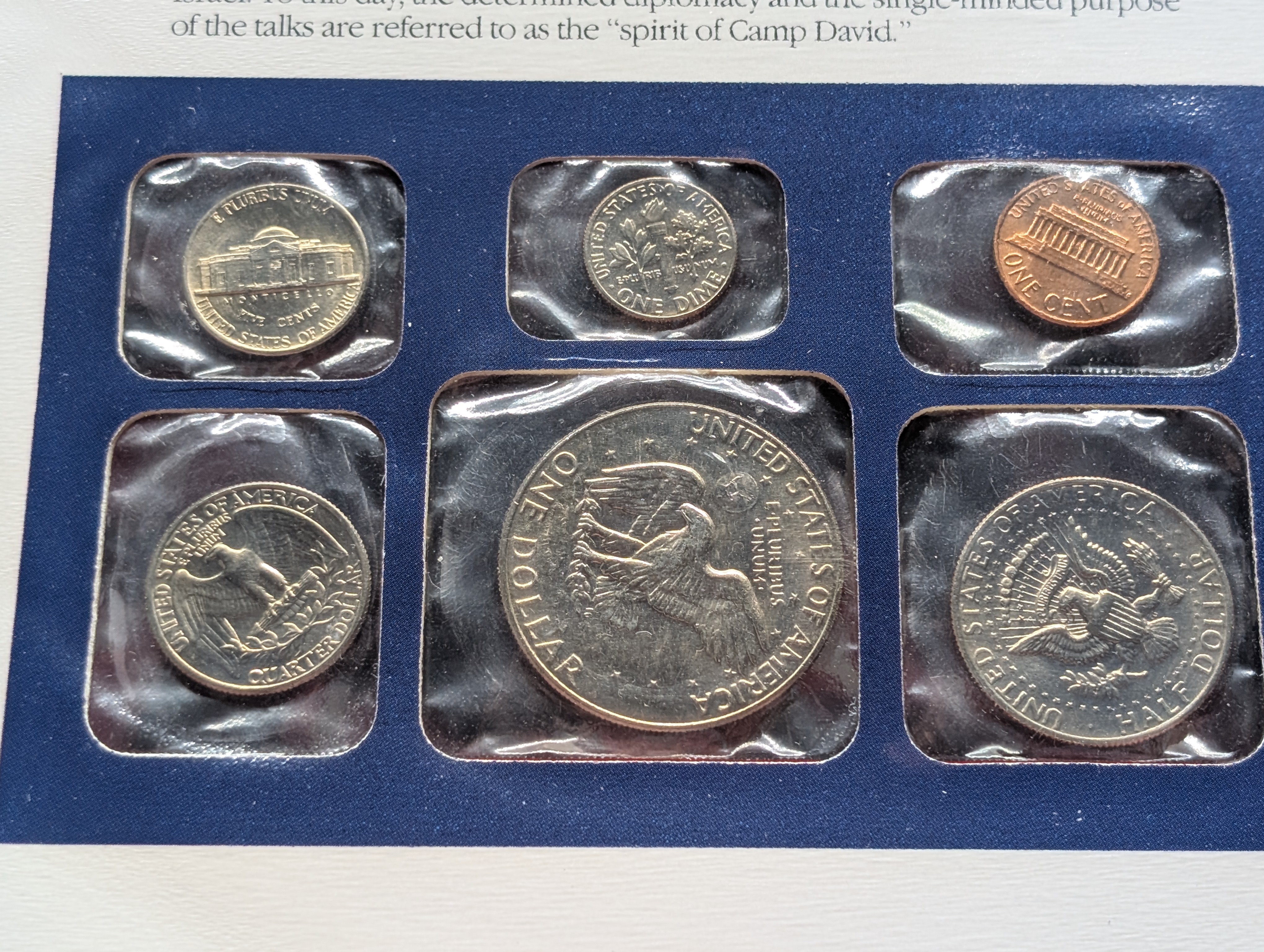 1978-P&D U.S. Mint Uncirculated Set w/ Historic Stamps