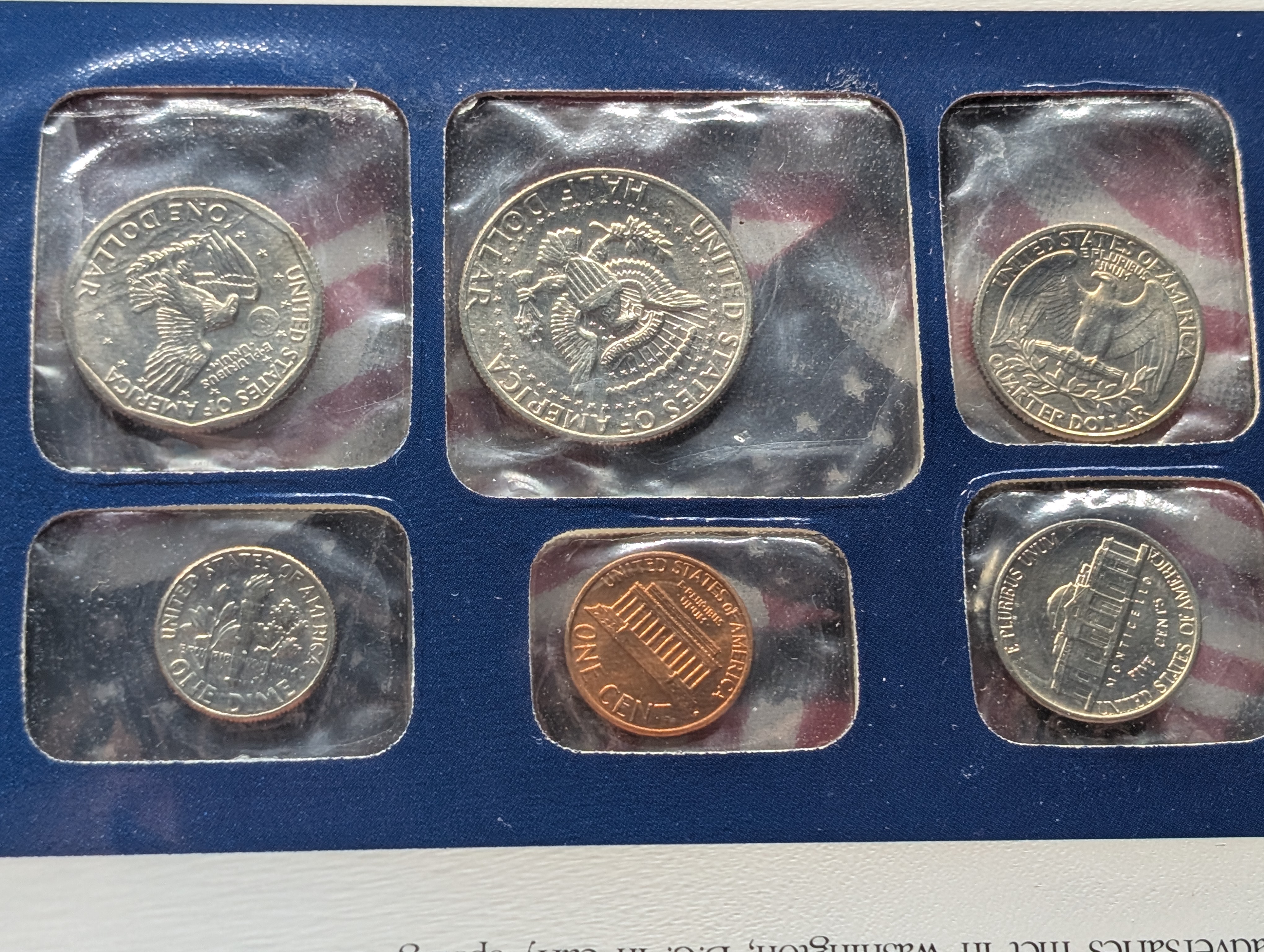 1979-P&D U.S. Mint Uncirculated Set w/ Historic Stamps