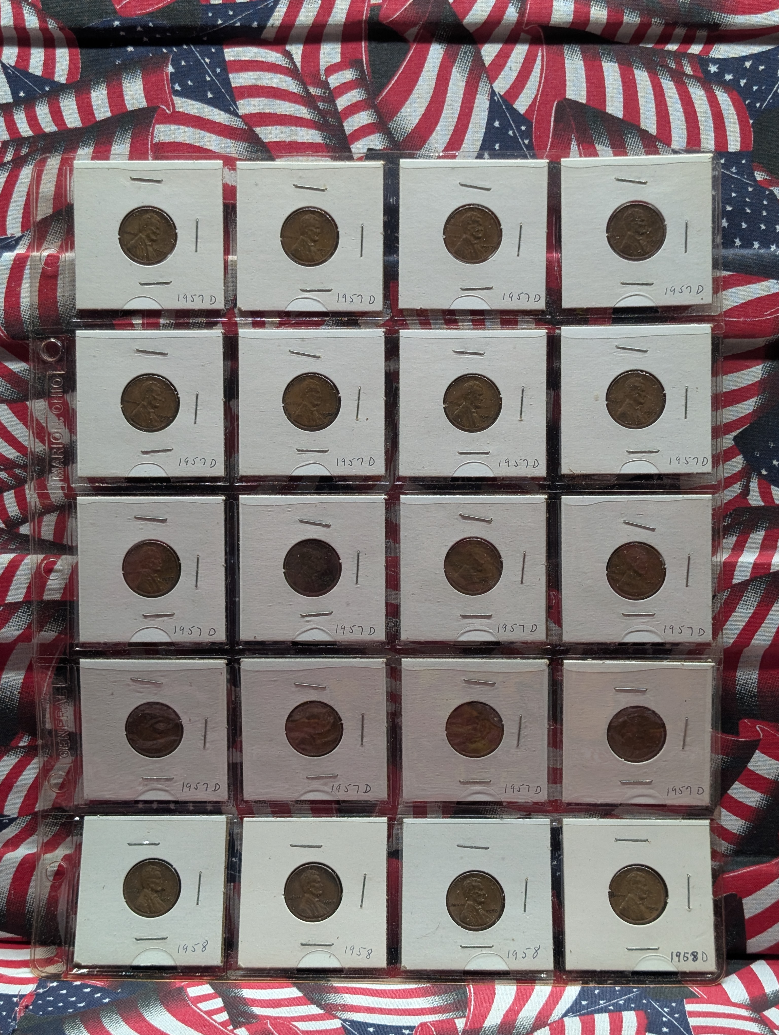 Huge Collection of 1930's, 40's & 50's Lincoln Wheat Cents - Over 80 Coins!