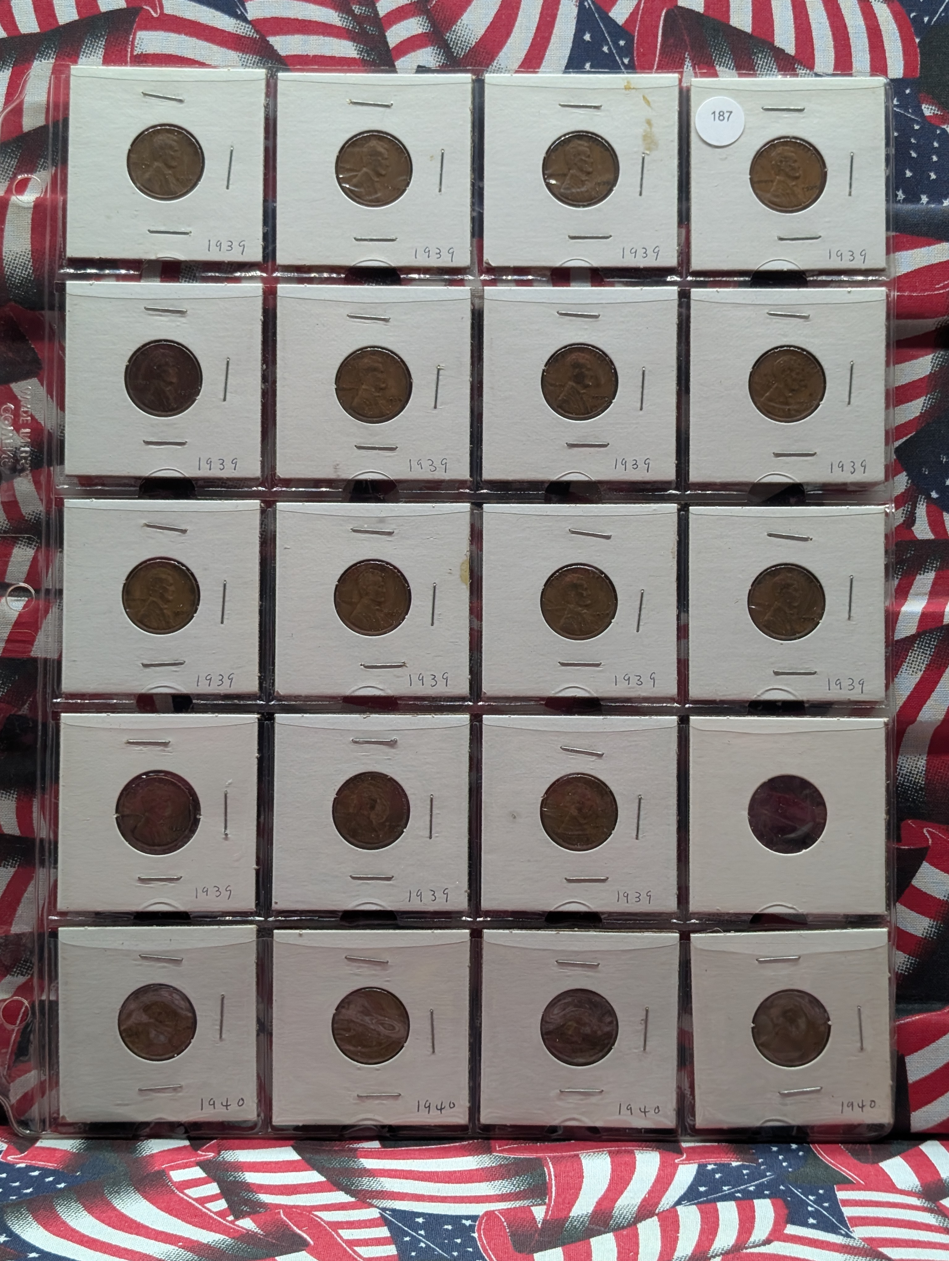 Huge Collection of 1930's, 40's & 50's Lincoln Wheat Cents - Over 80 Coins!