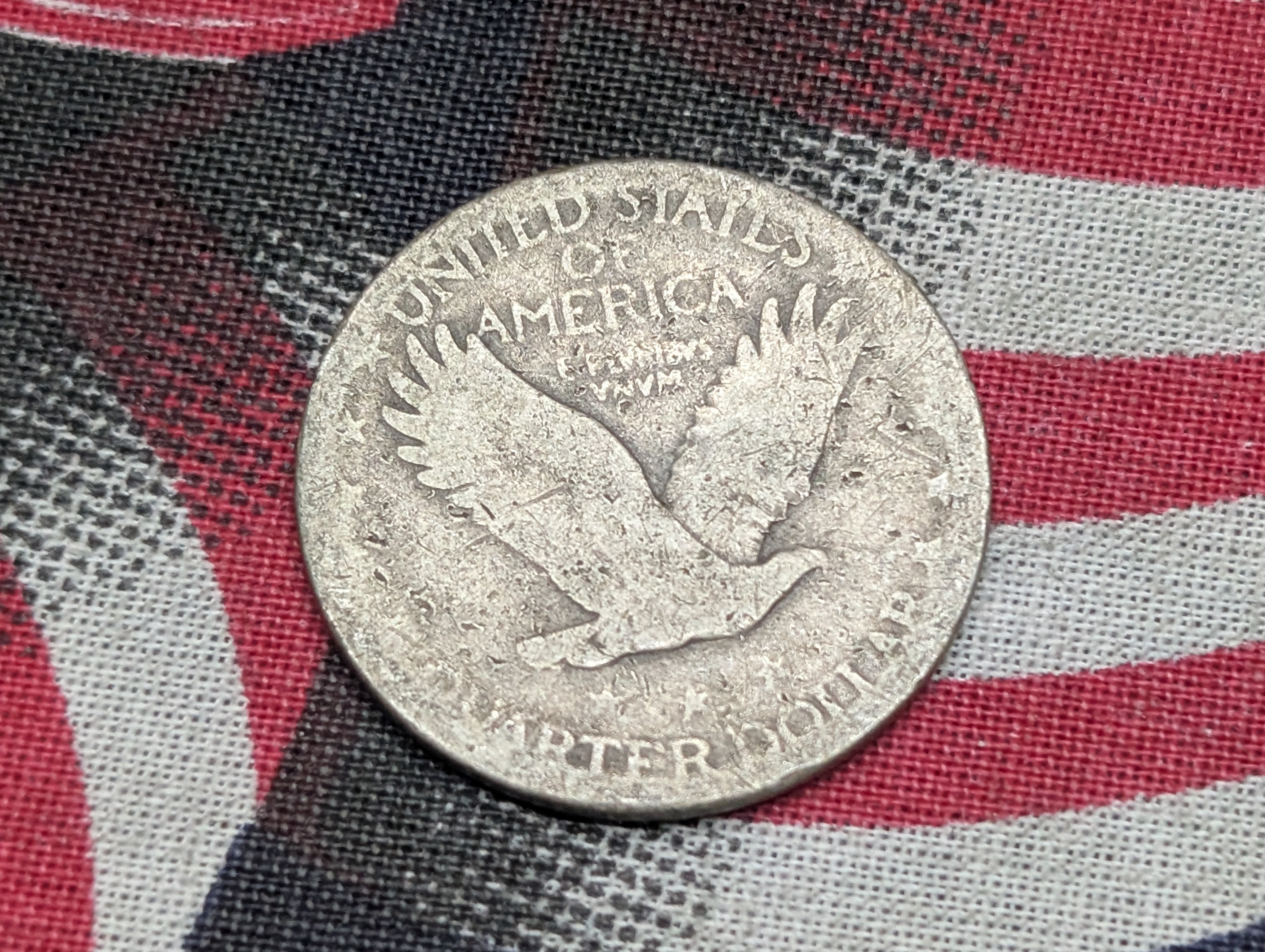 1927-D Standing Liberty 90% Silver Quarter