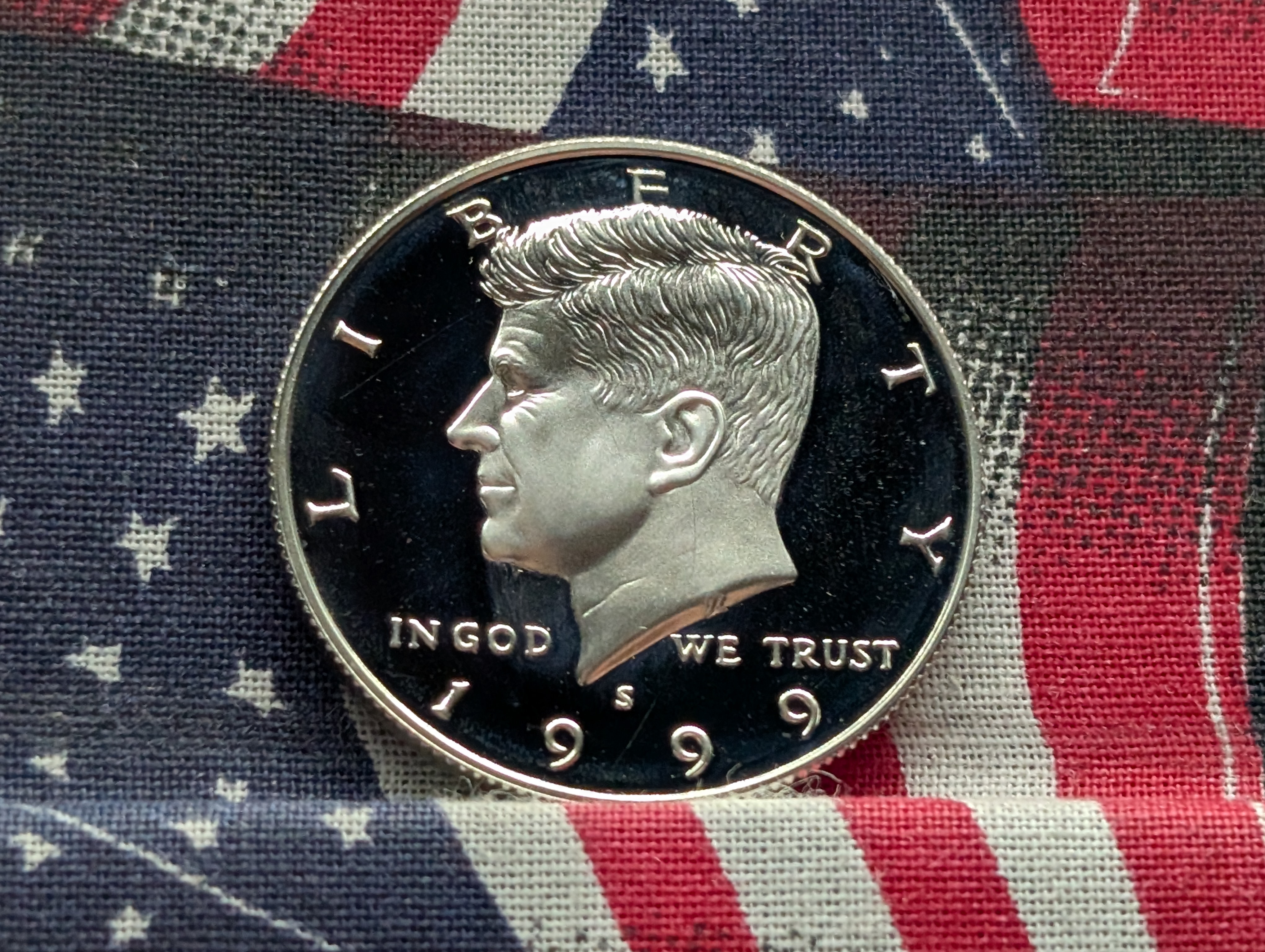 1999-S PROOF SILVER Kennedy Half-Dollar