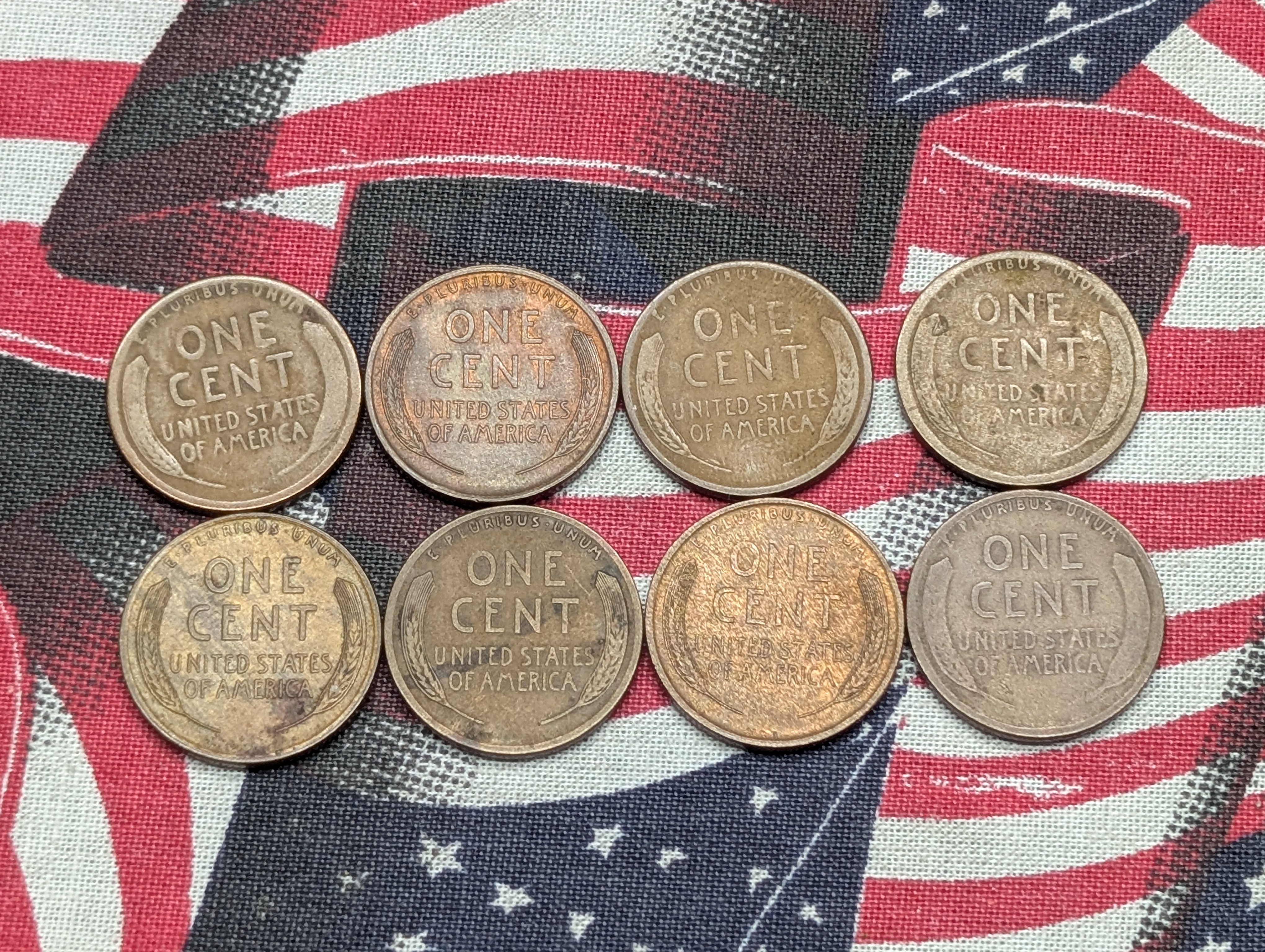 (8) 1900s, 10s, & 20s Early Date Lincoln Wheat Cents - Includes 1909, 1910, etc.…