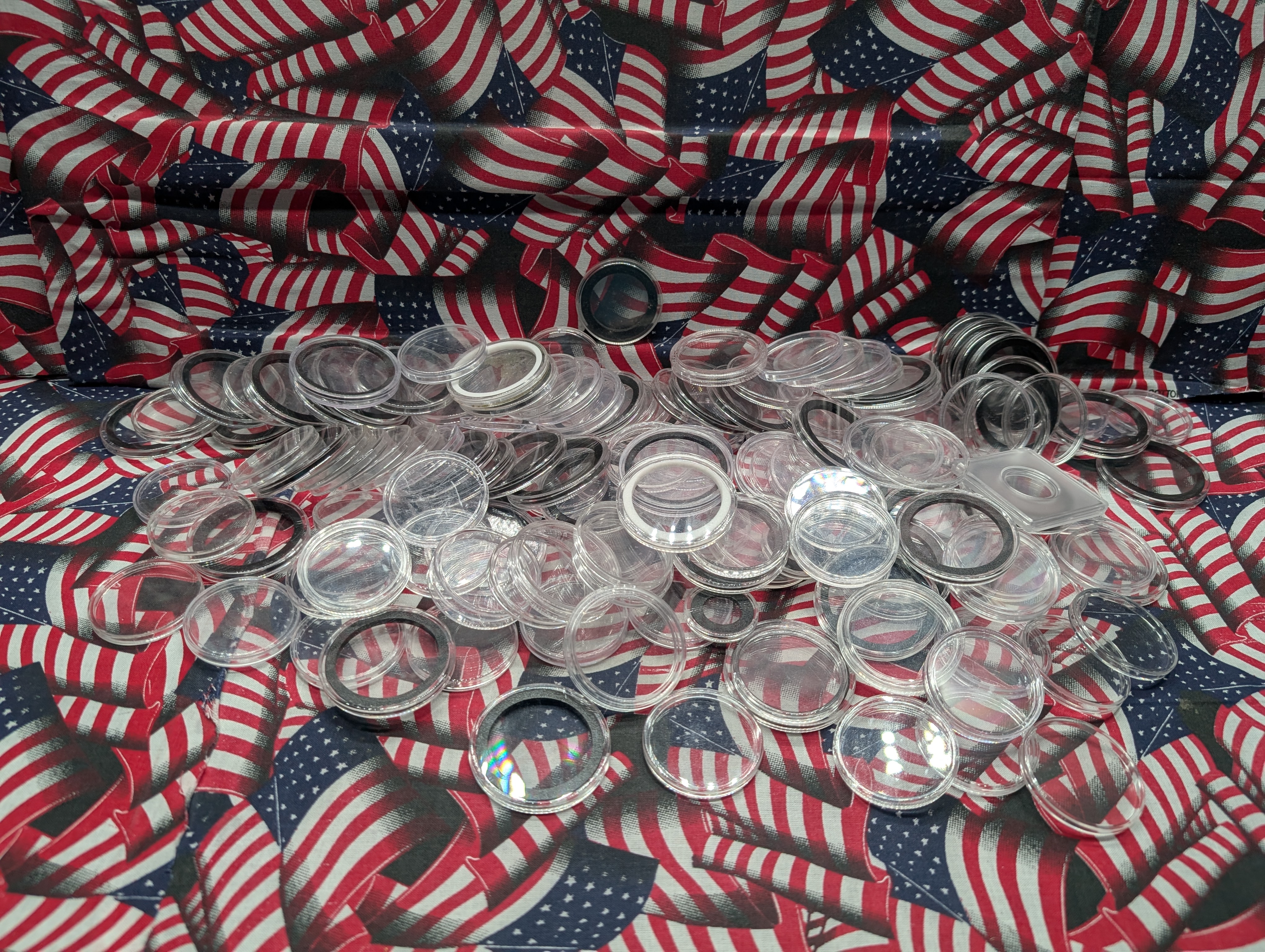 *EMPTY* Coin Capsules - Over 100 Various Caps - No Coins