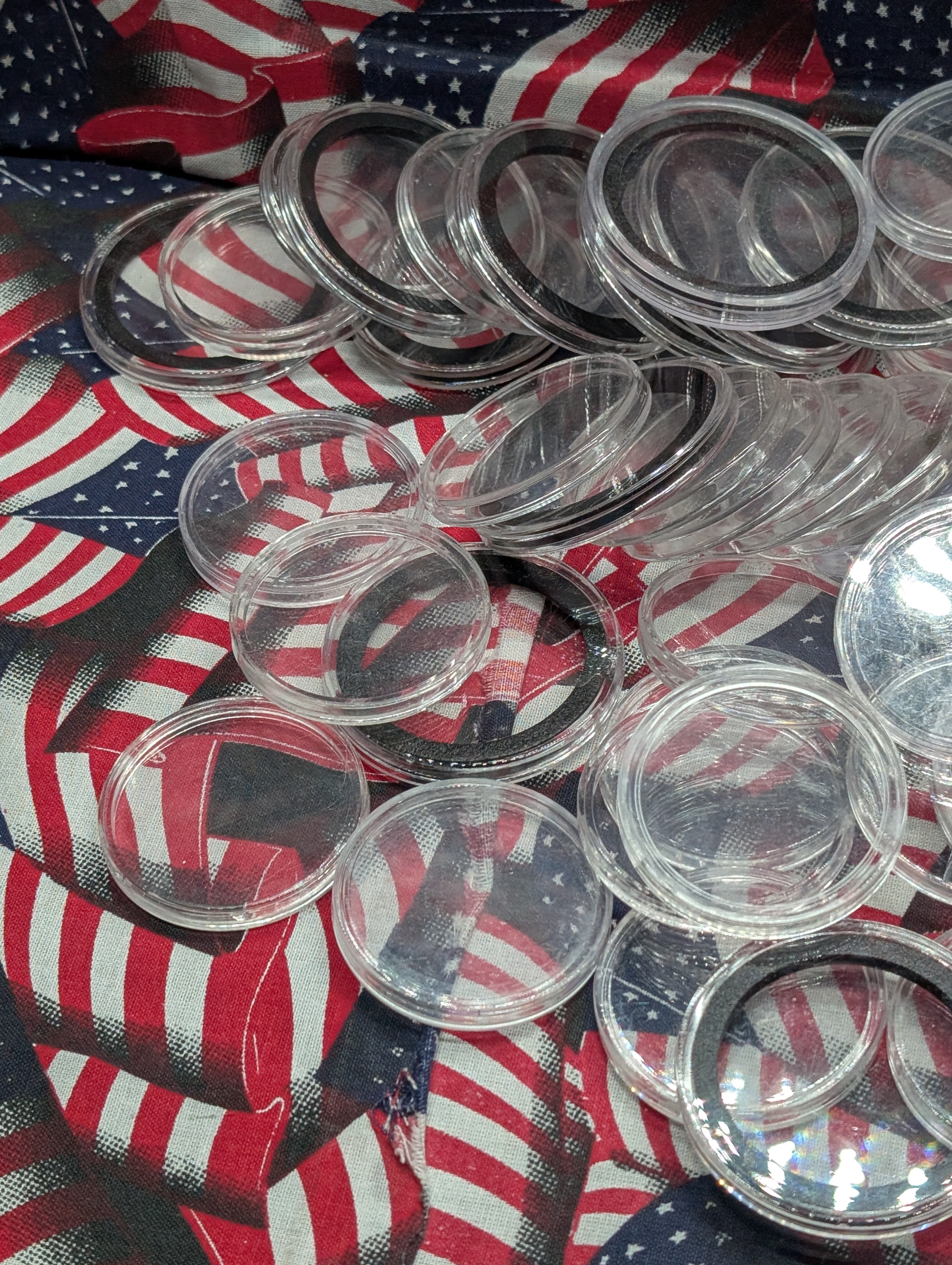 *EMPTY* Coin Capsules - Over 100 Various Caps - No Coins