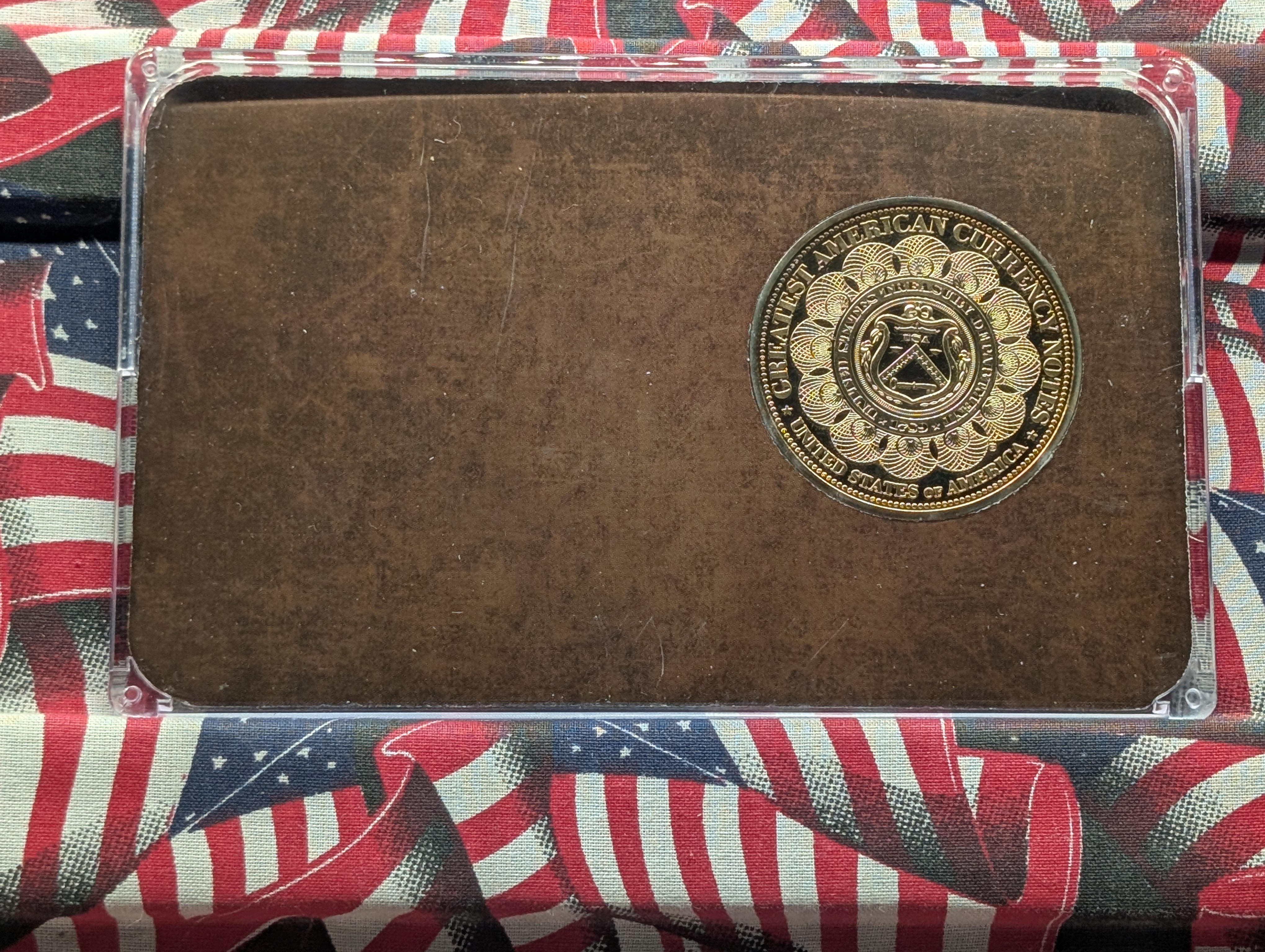 Proof Extra Large GOLD Layered 1890 $1,000 Grand Watermelon Note Commemorative Medal - Limited To 9,999