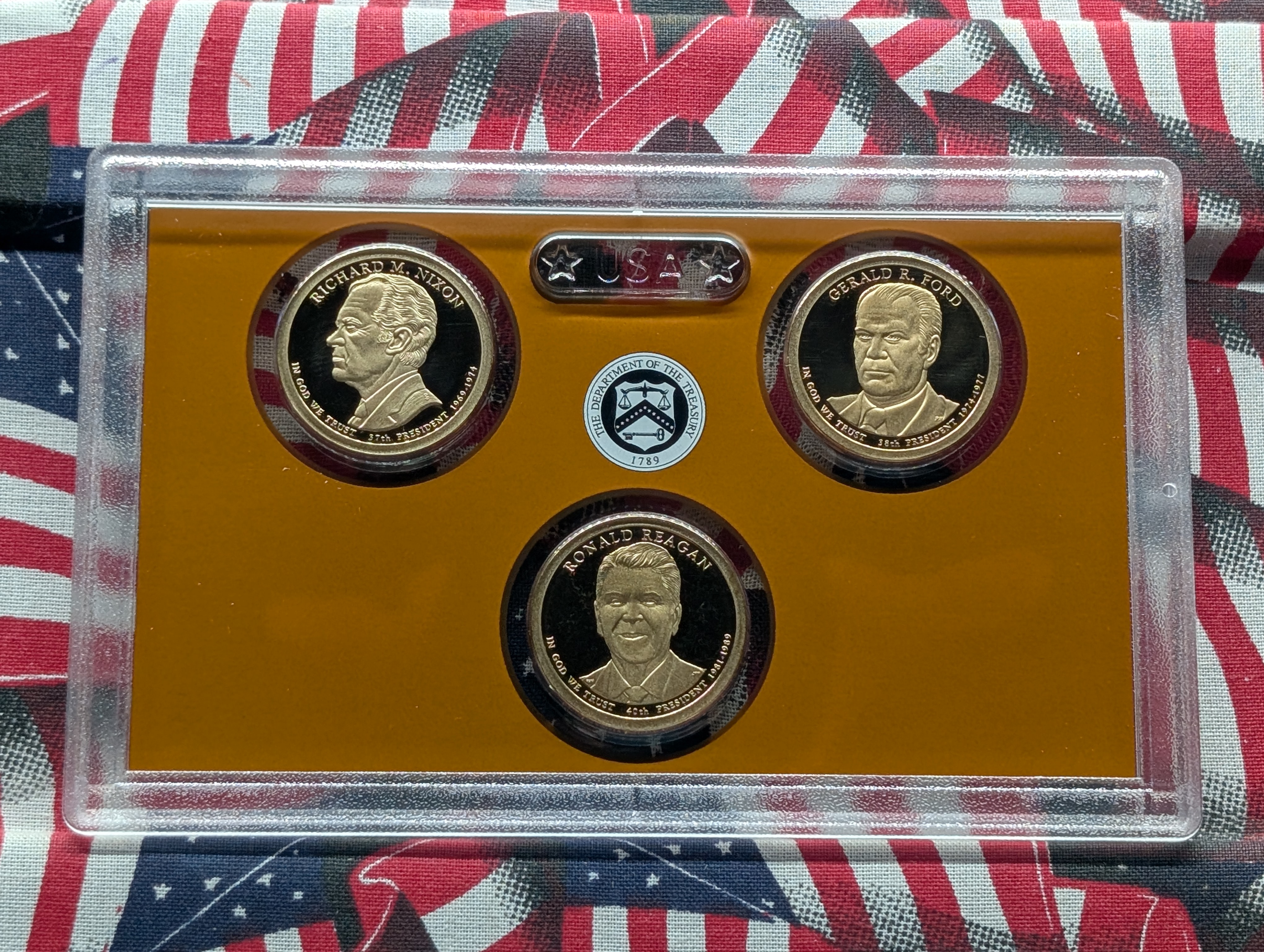 2016-S Presidential Dollar 3-Coin PROOF Set