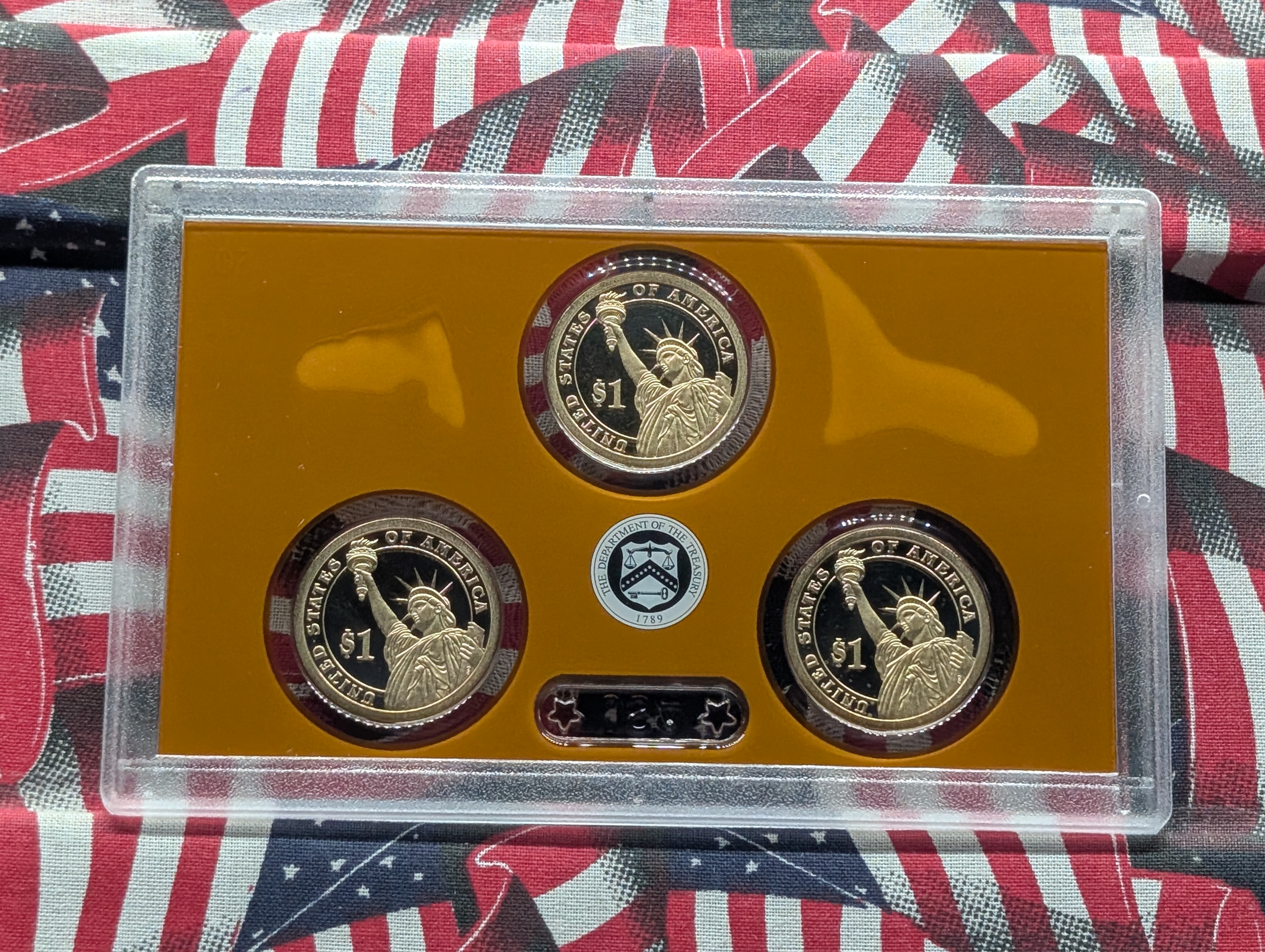 2016-S Presidential Dollar 3-Coin PROOF Set