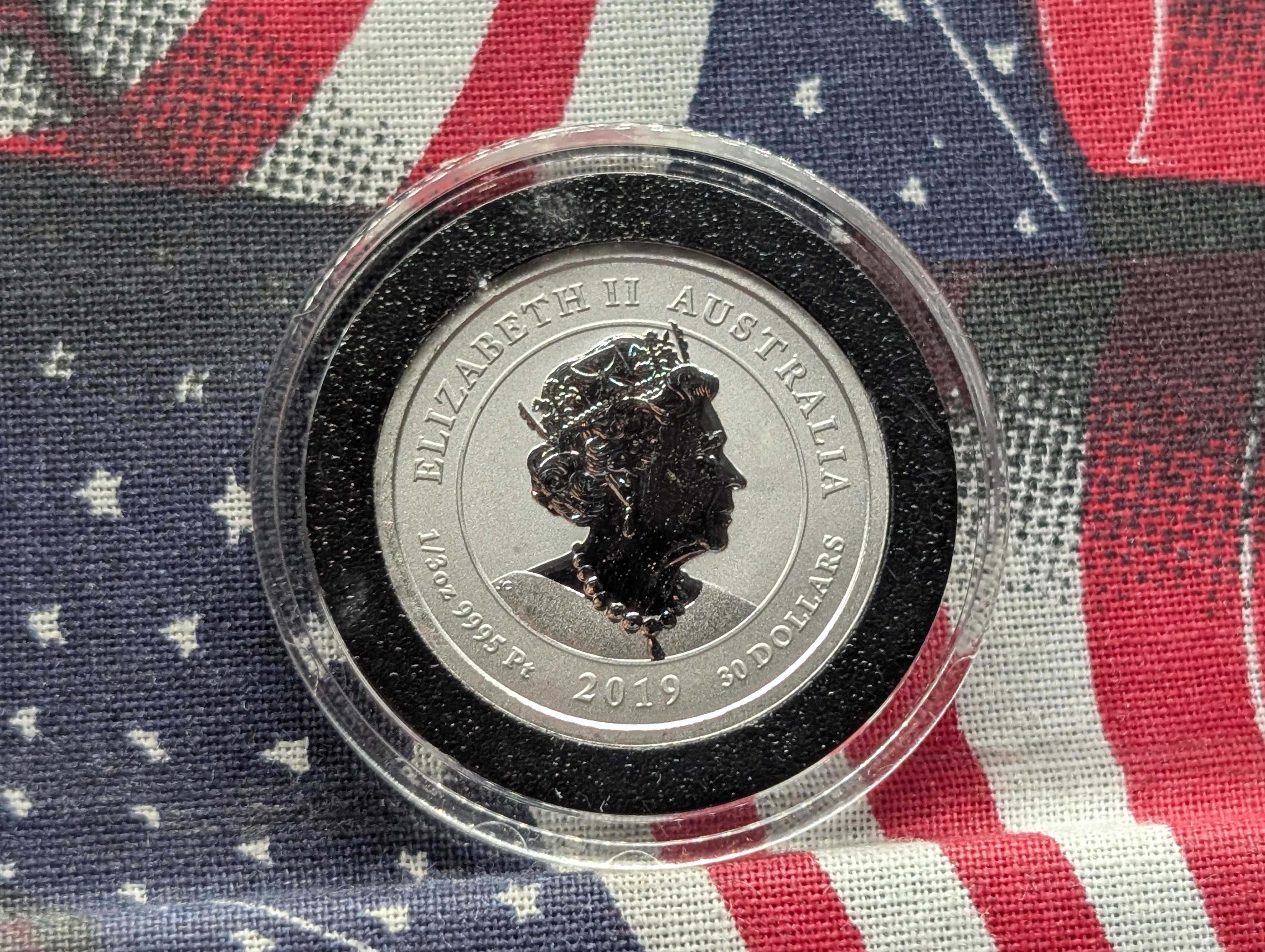 2019 Australia Bottlenose Dolphin 1/3 Troy oz .9995 Platinum Coin