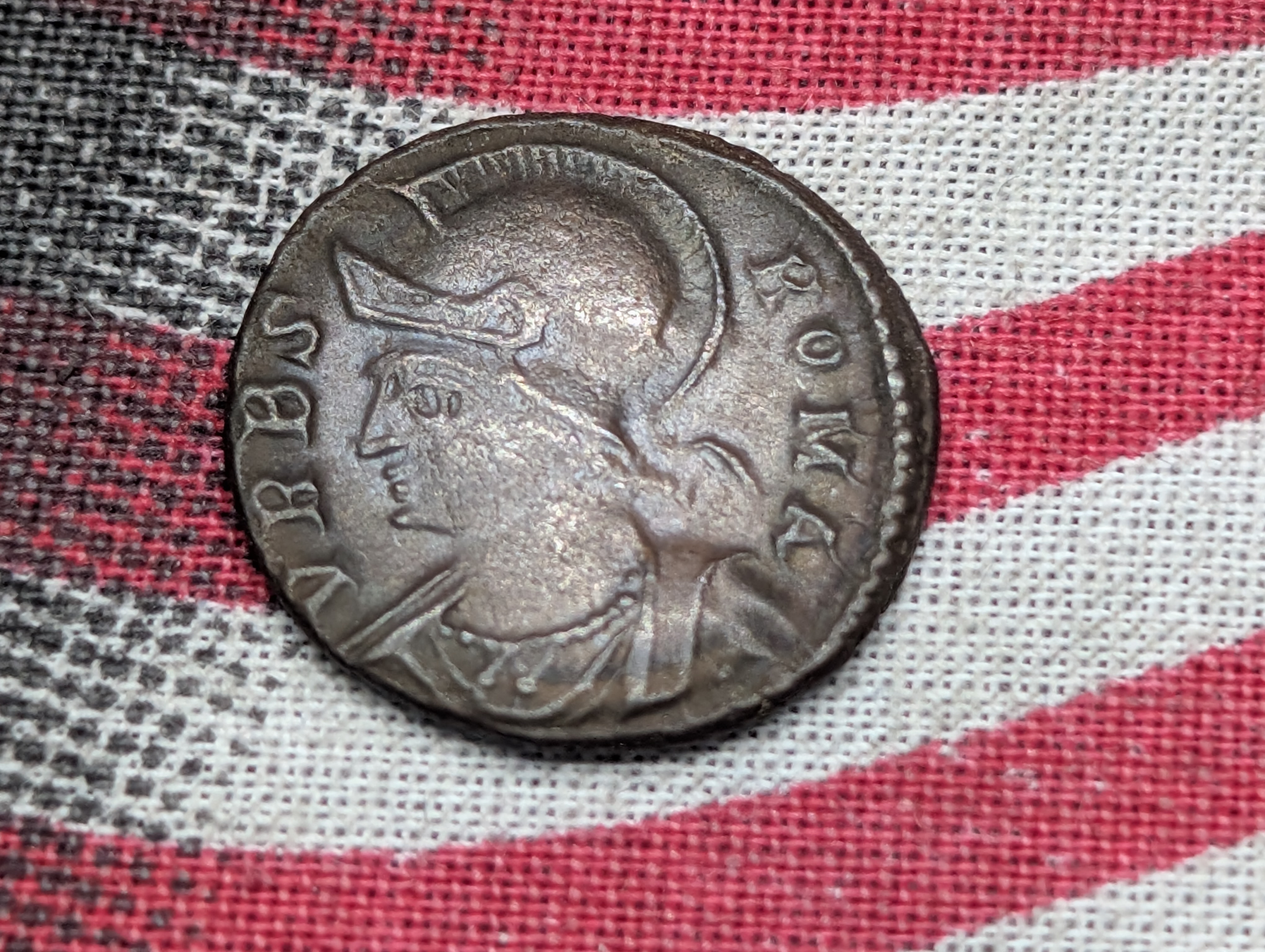 Ancient Roman Bronze BI Nummus - c. 330-340 AD - Remus & Romulus Twins w/ She-Wolf