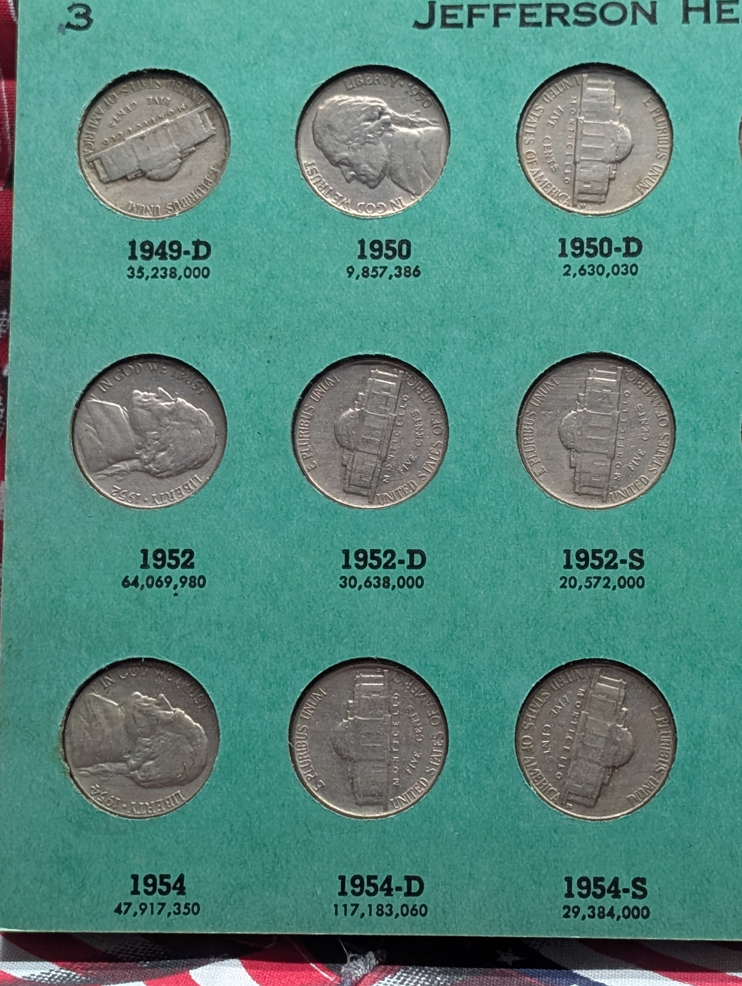 Nearly Complete Jefferson Nickel Set 1938-1965 - Includes (11) SILVER War Nickels & Key Dates! Missing 1962