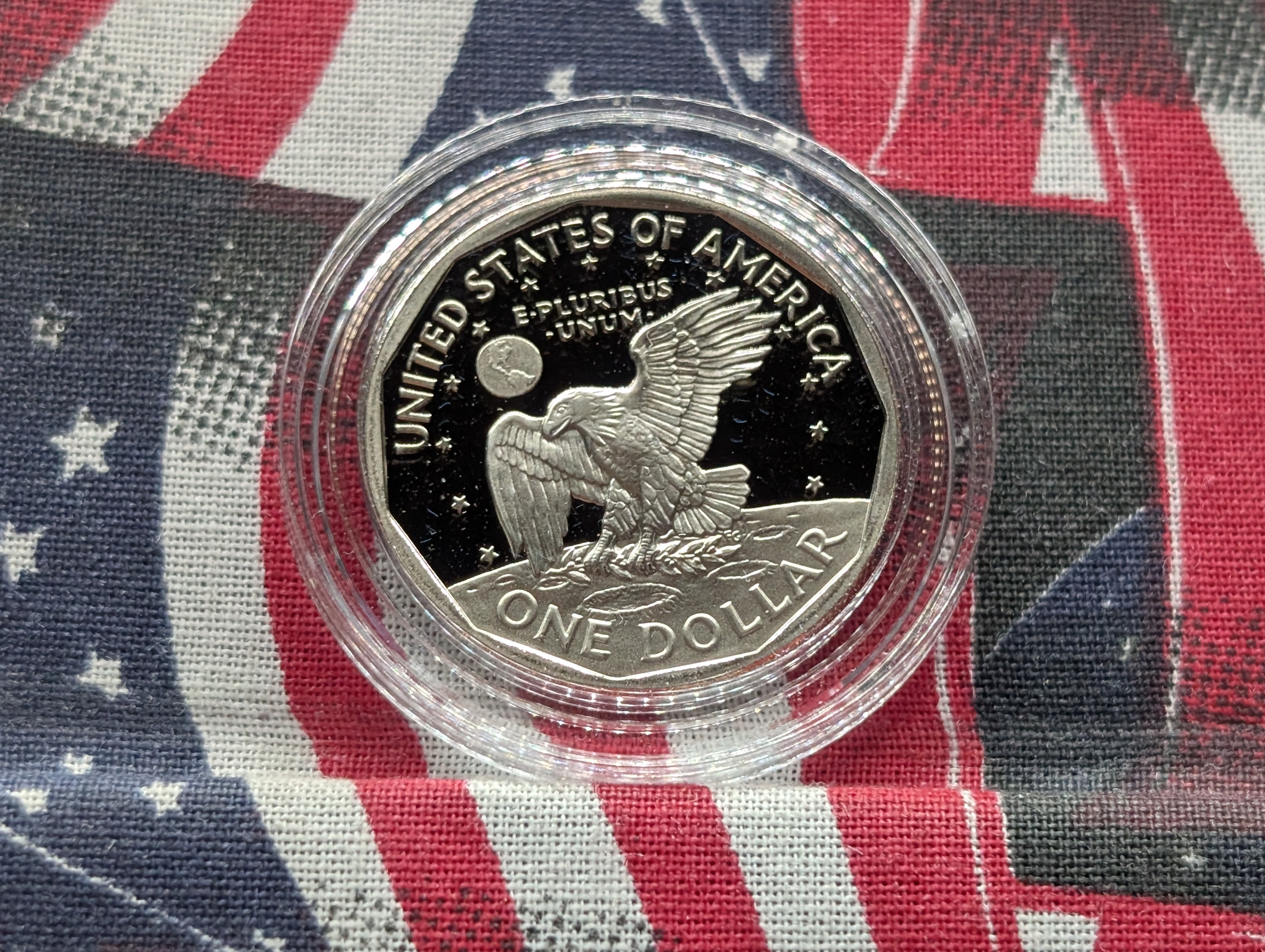 1999 PROOF Susan B. Anthony Dollar - Includes COA & Case