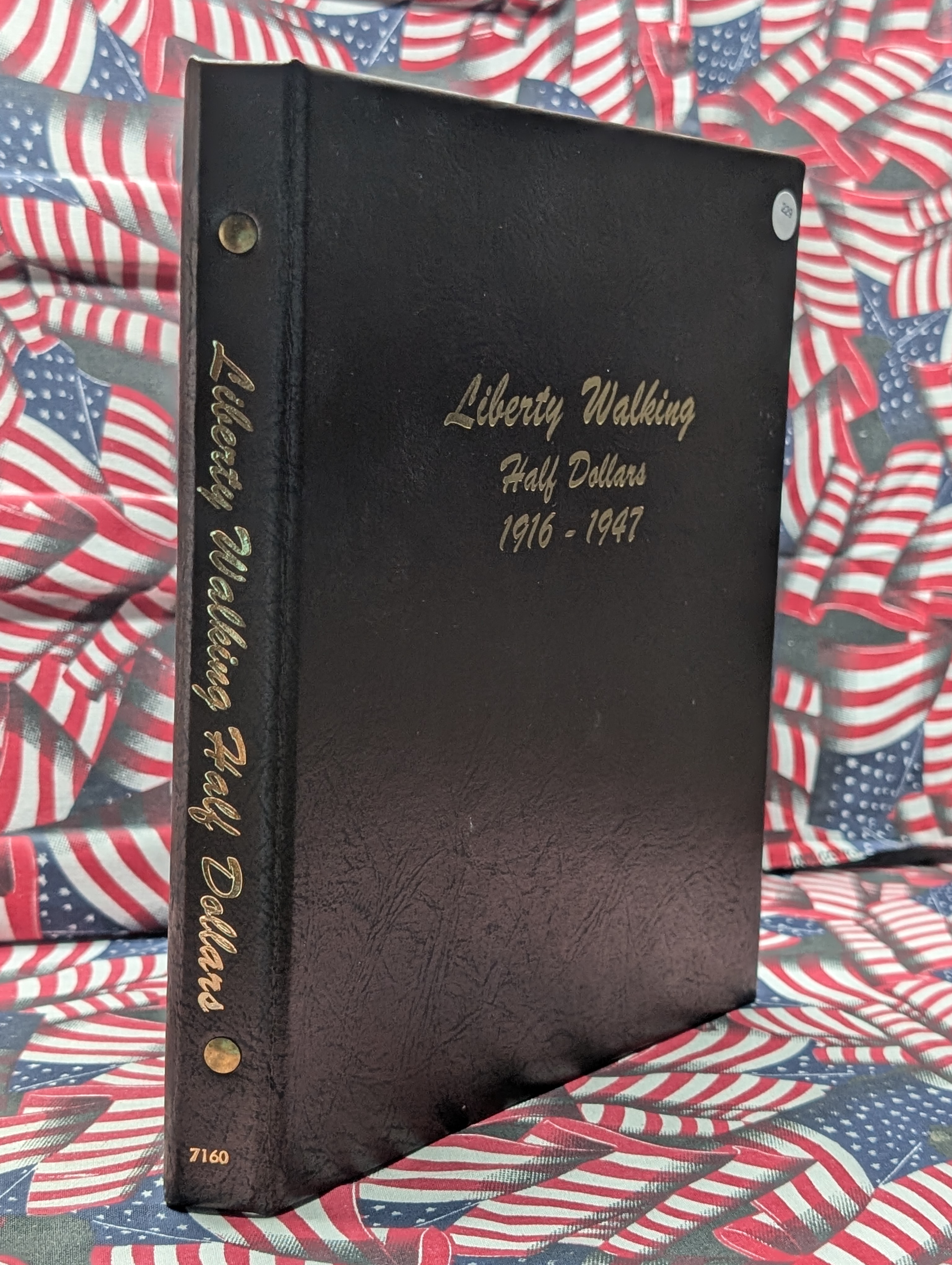 *EMPTY* DANSCO # 7160 Walking Liberty Half-Dollar Album - NO COINS!
