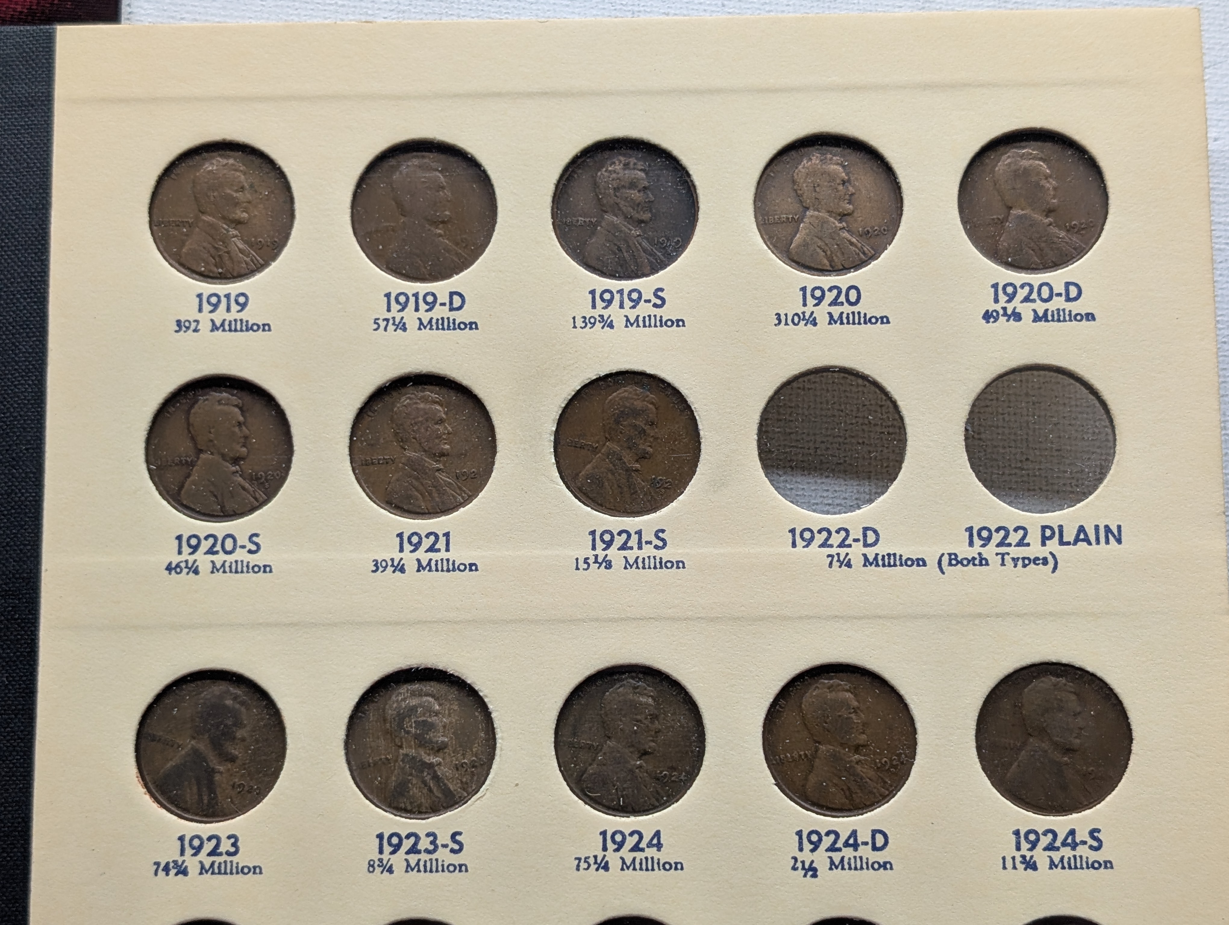 Nearly Complete Lincoln #1 Set 1909-1940 - Missing 1909-S VDB, 1914-D, 1922 NO D, 1931-S and a couple others