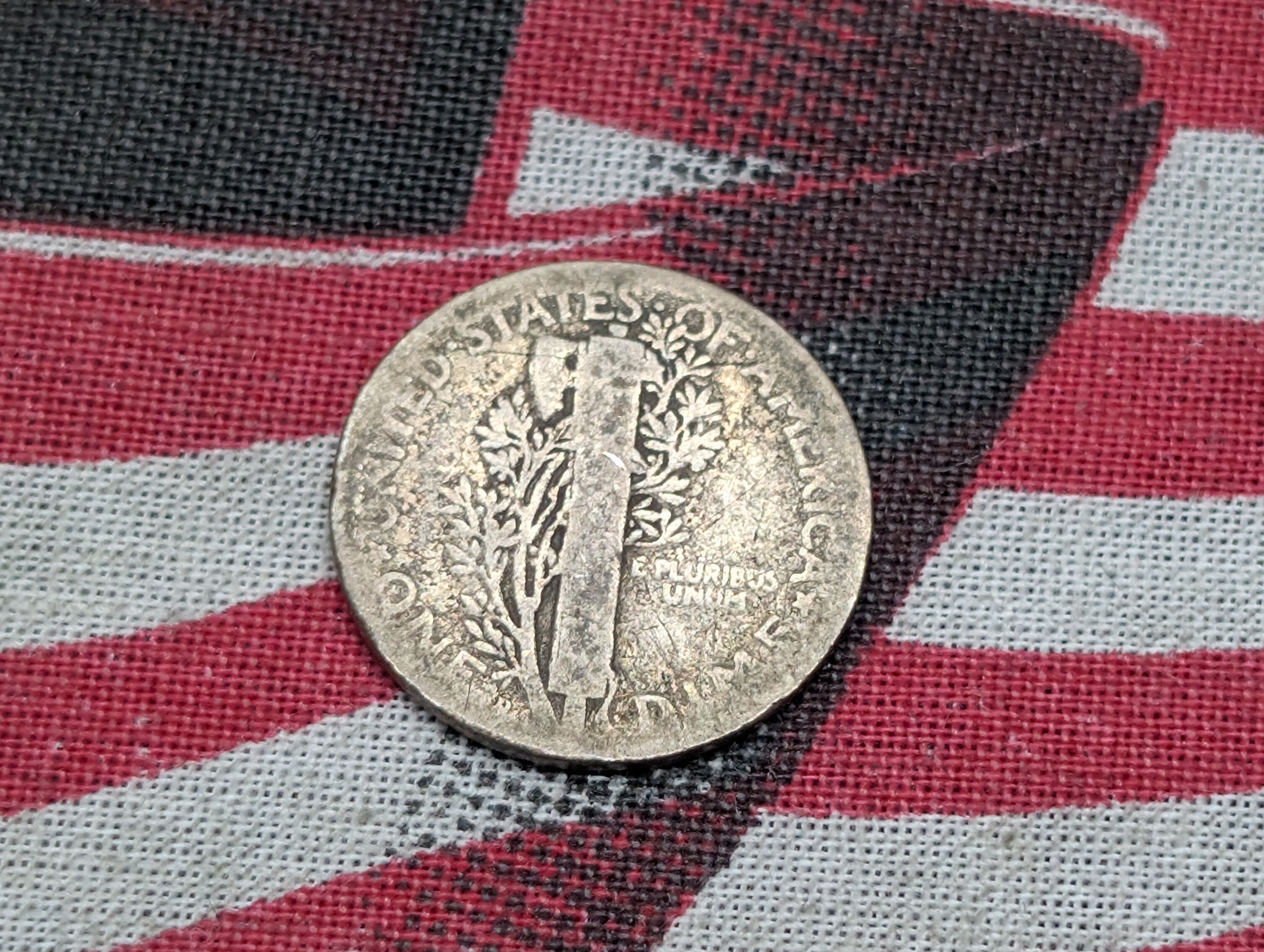 1921-D Mercury 90% Silver Dime - Semi-Key Date!!