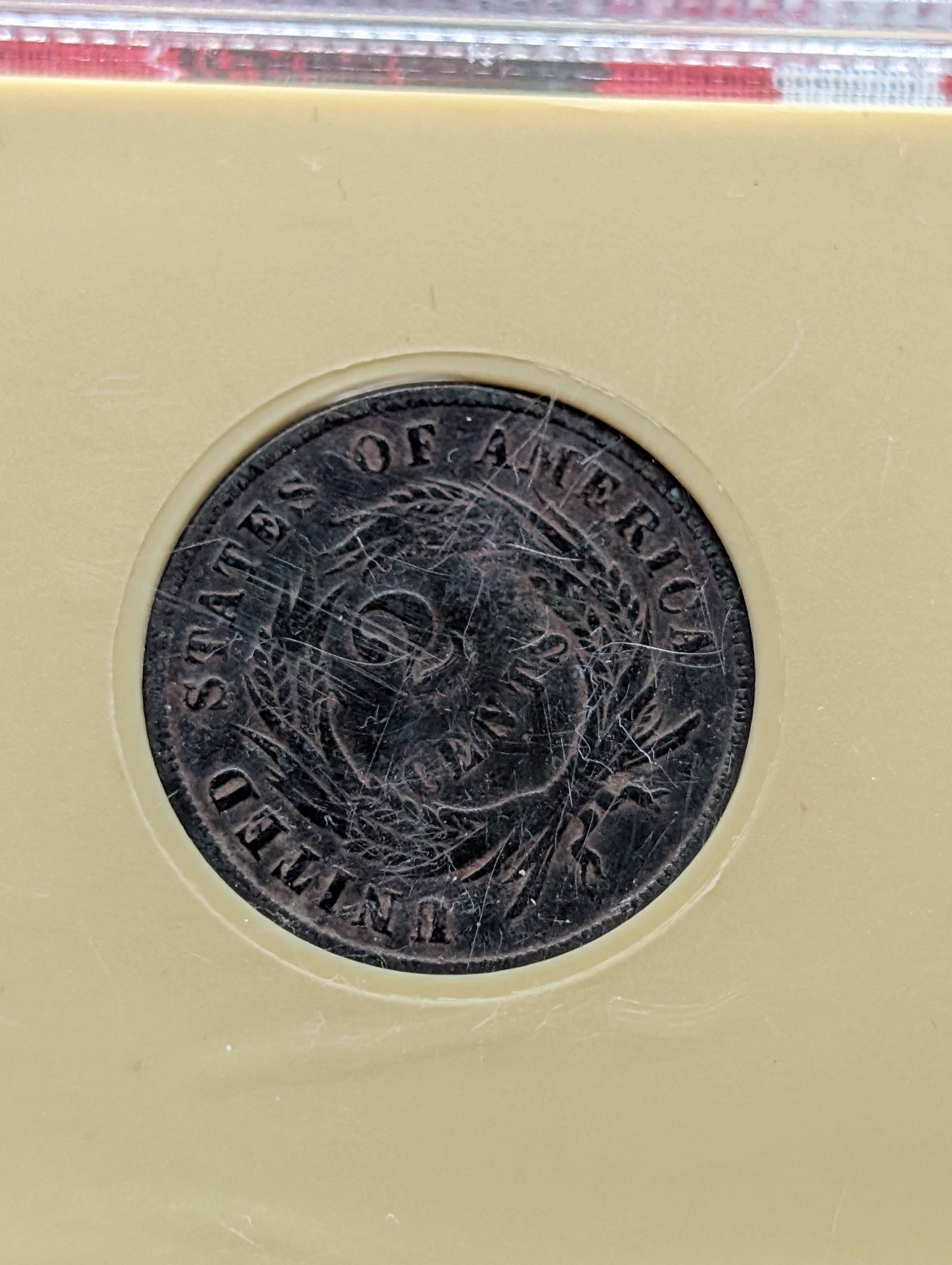 1868 Two-Cent Copper Coin